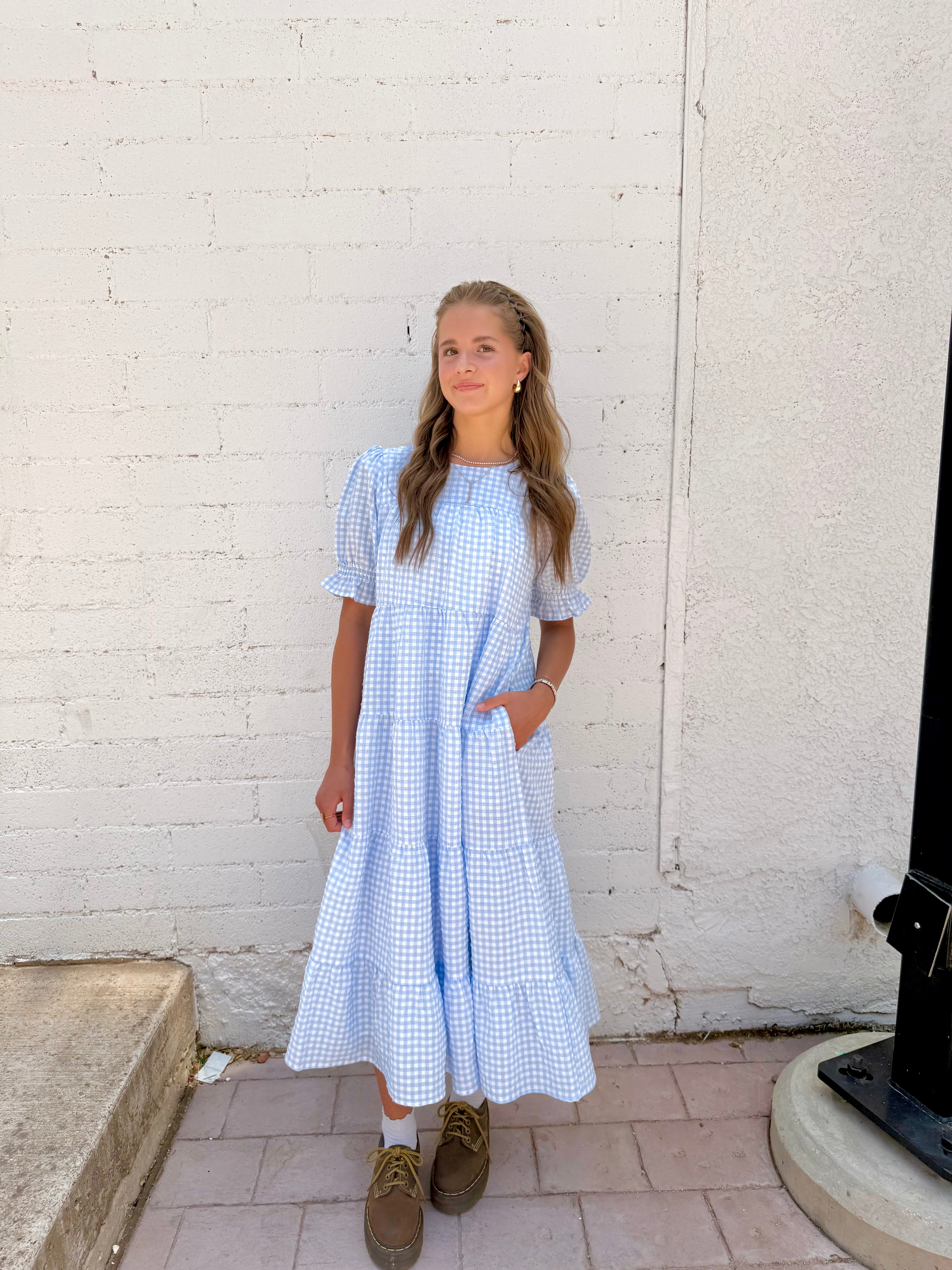 Amelia Gingham Dress