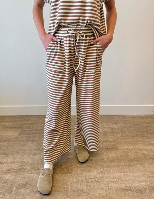 "Let It Be" Striped Set