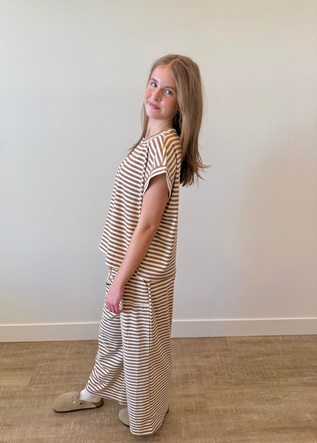 "Let It Be" Striped Set