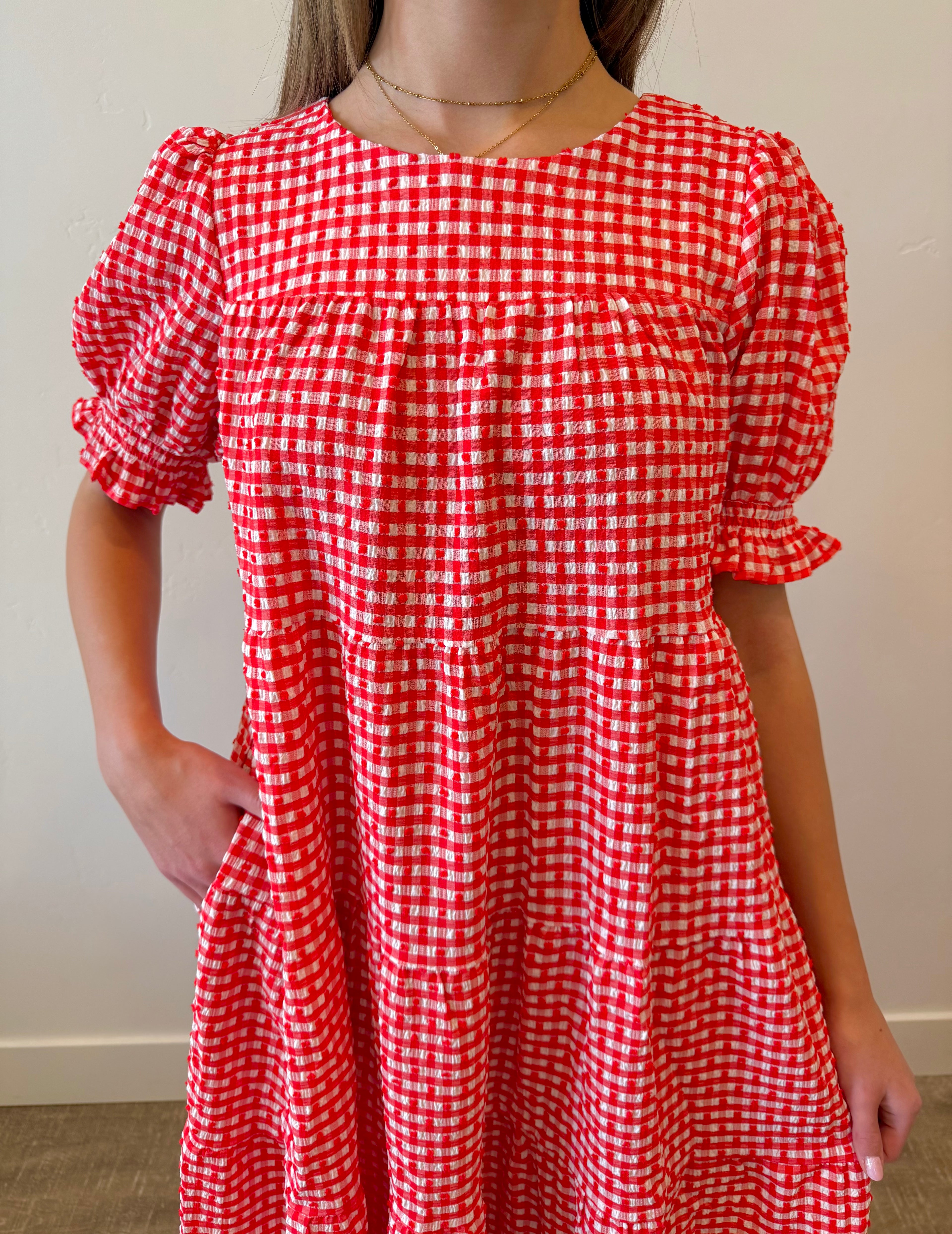 Amelia Gingham Dress