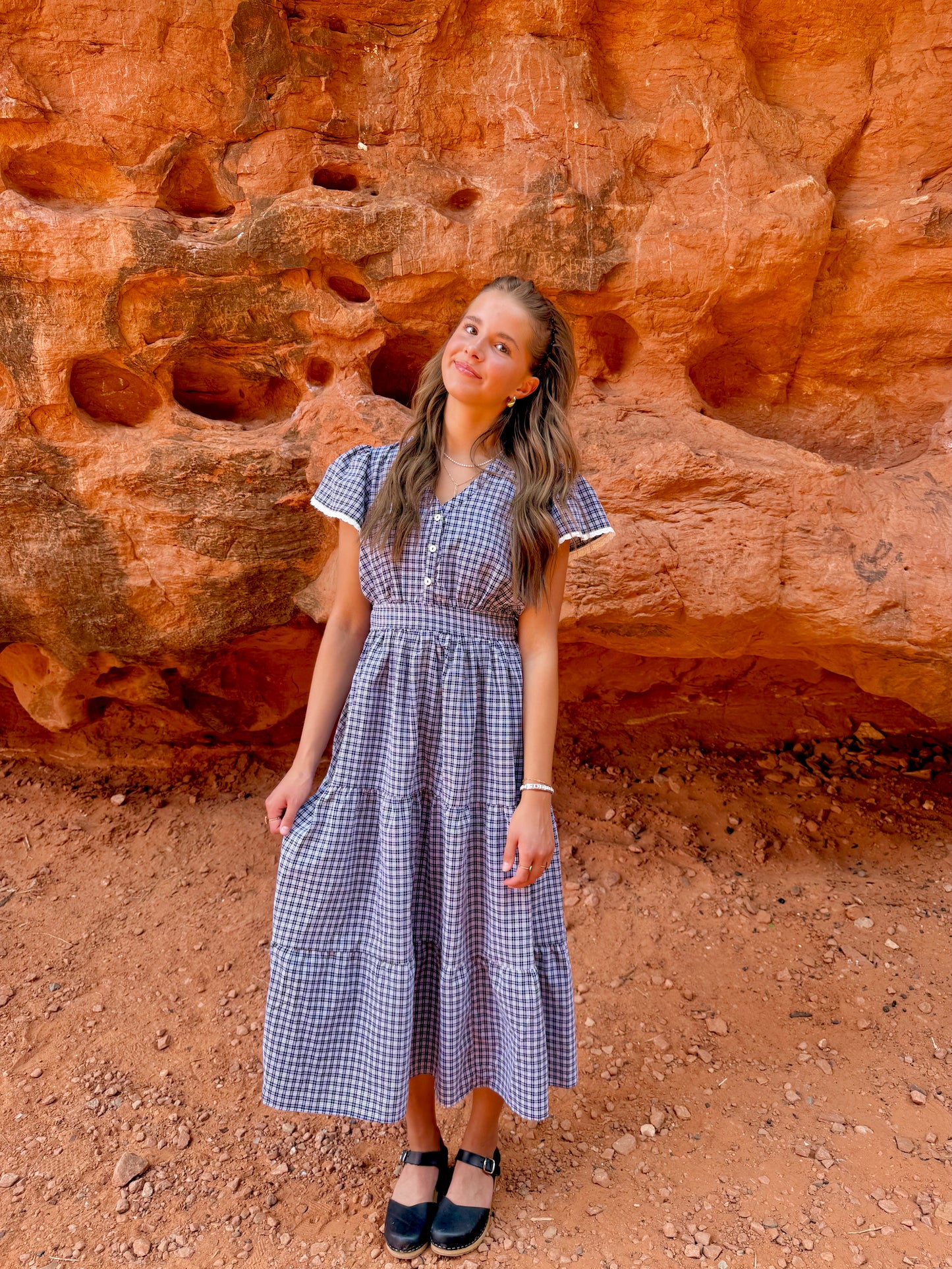 Alani Plaid Dress