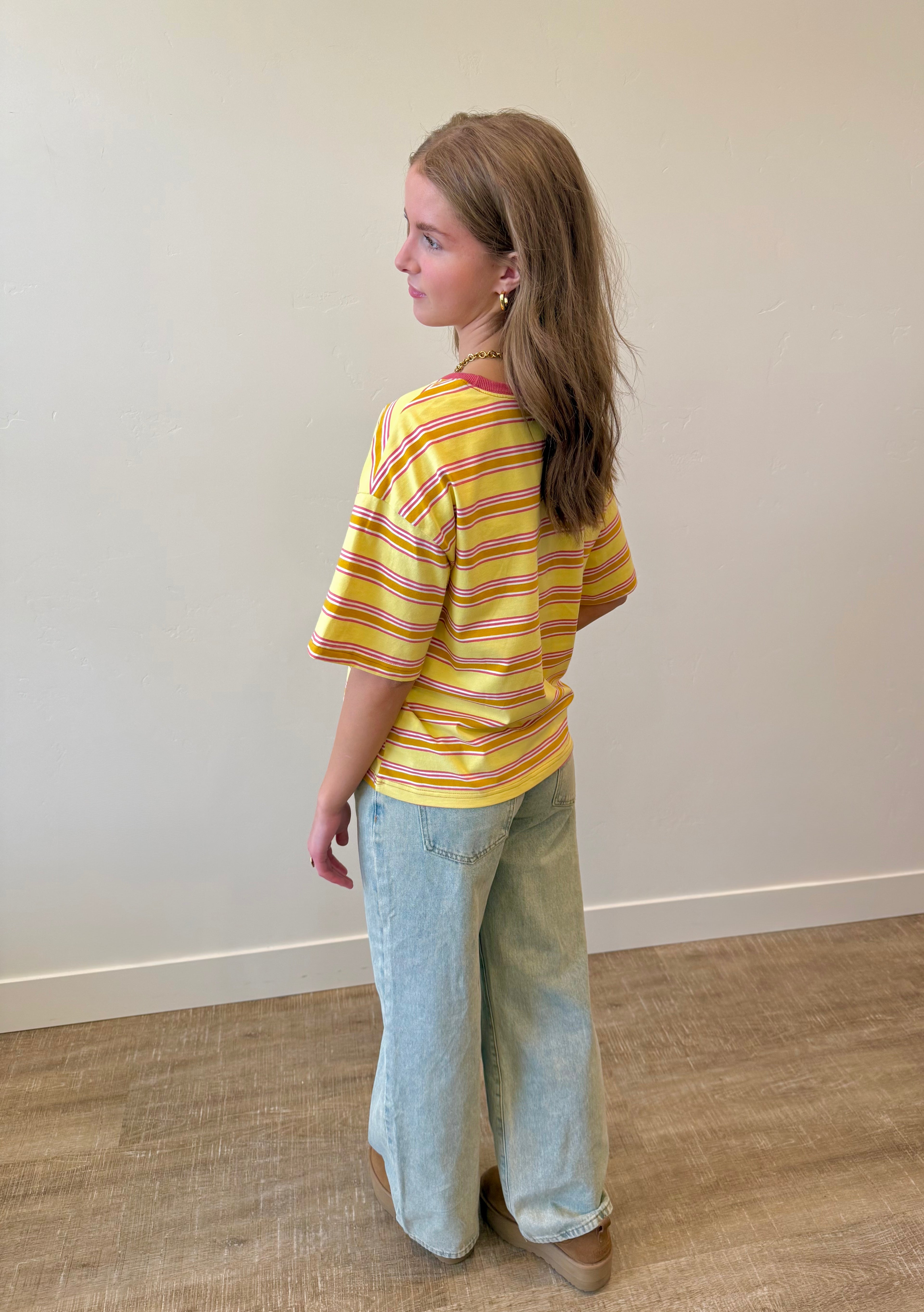 Skye Striped Oversized Top