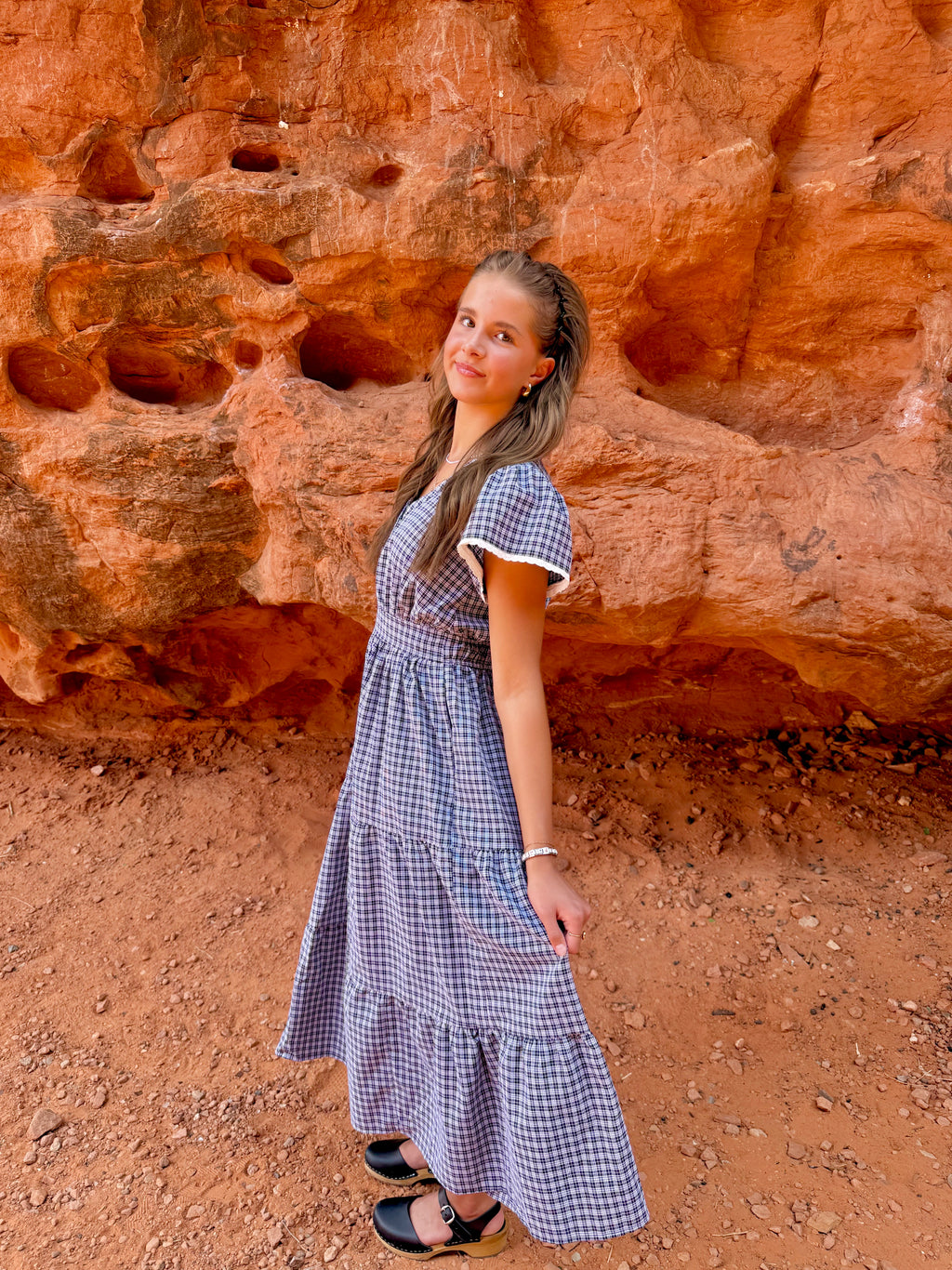 Alani Plaid Dress