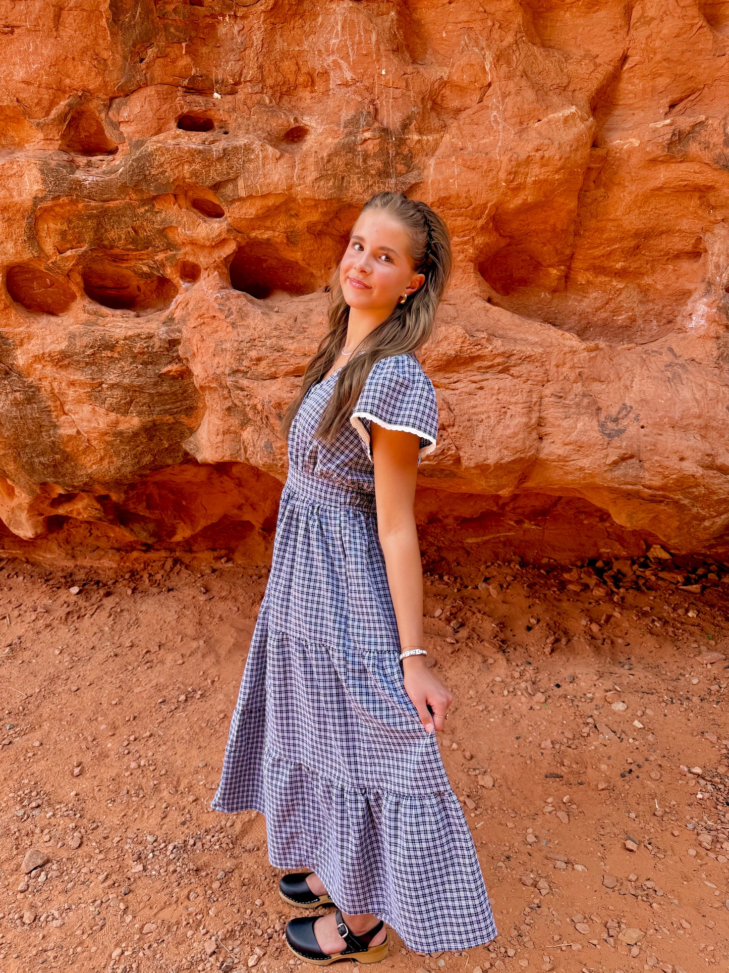 Alani Plaid Dress