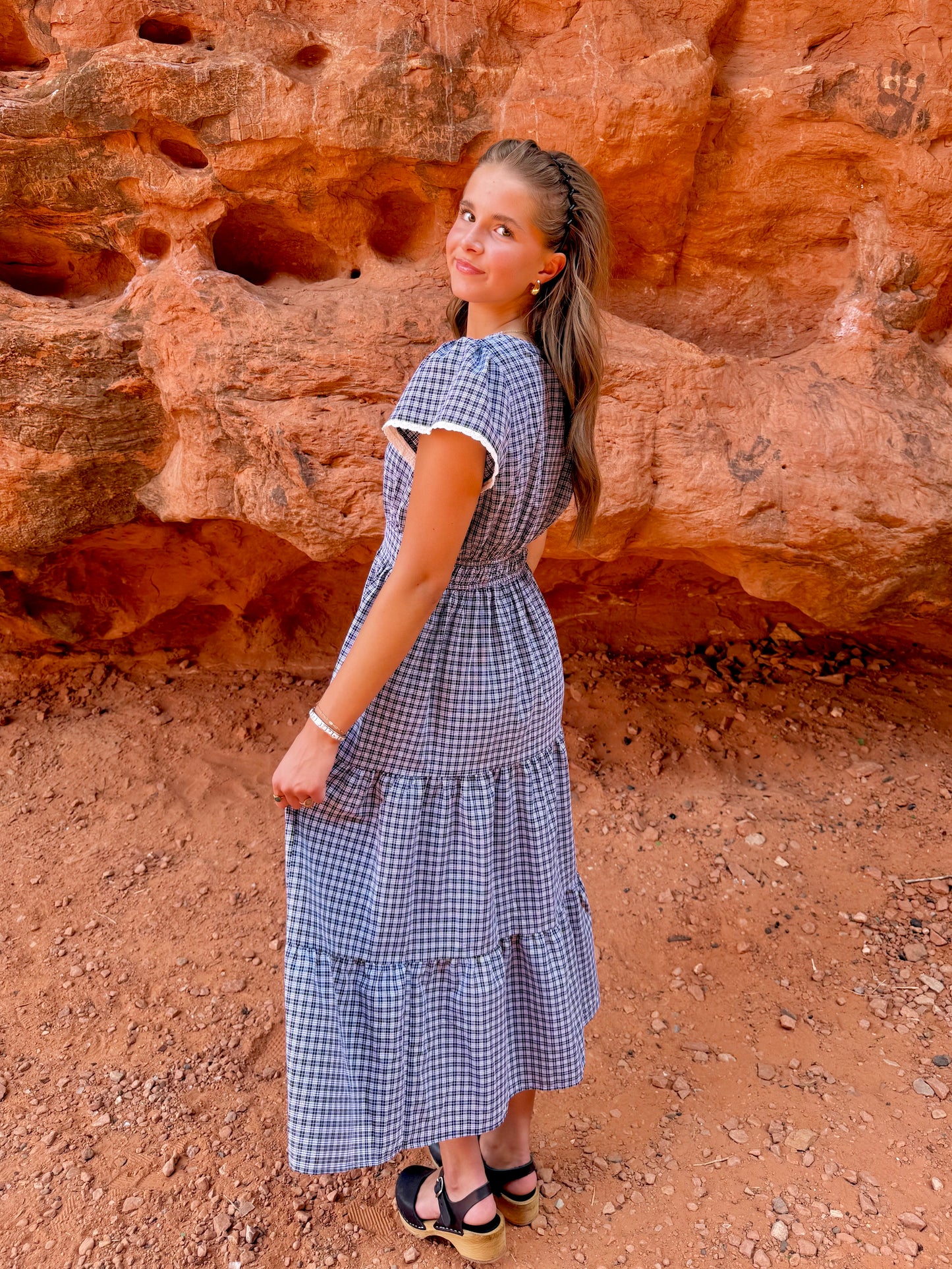 Alani Plaid Dress
