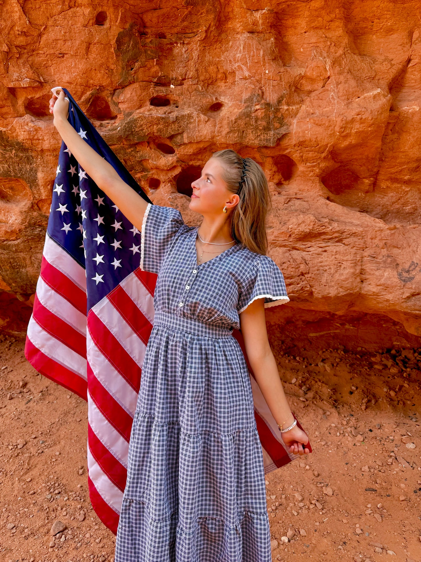 Alani Plaid Dress