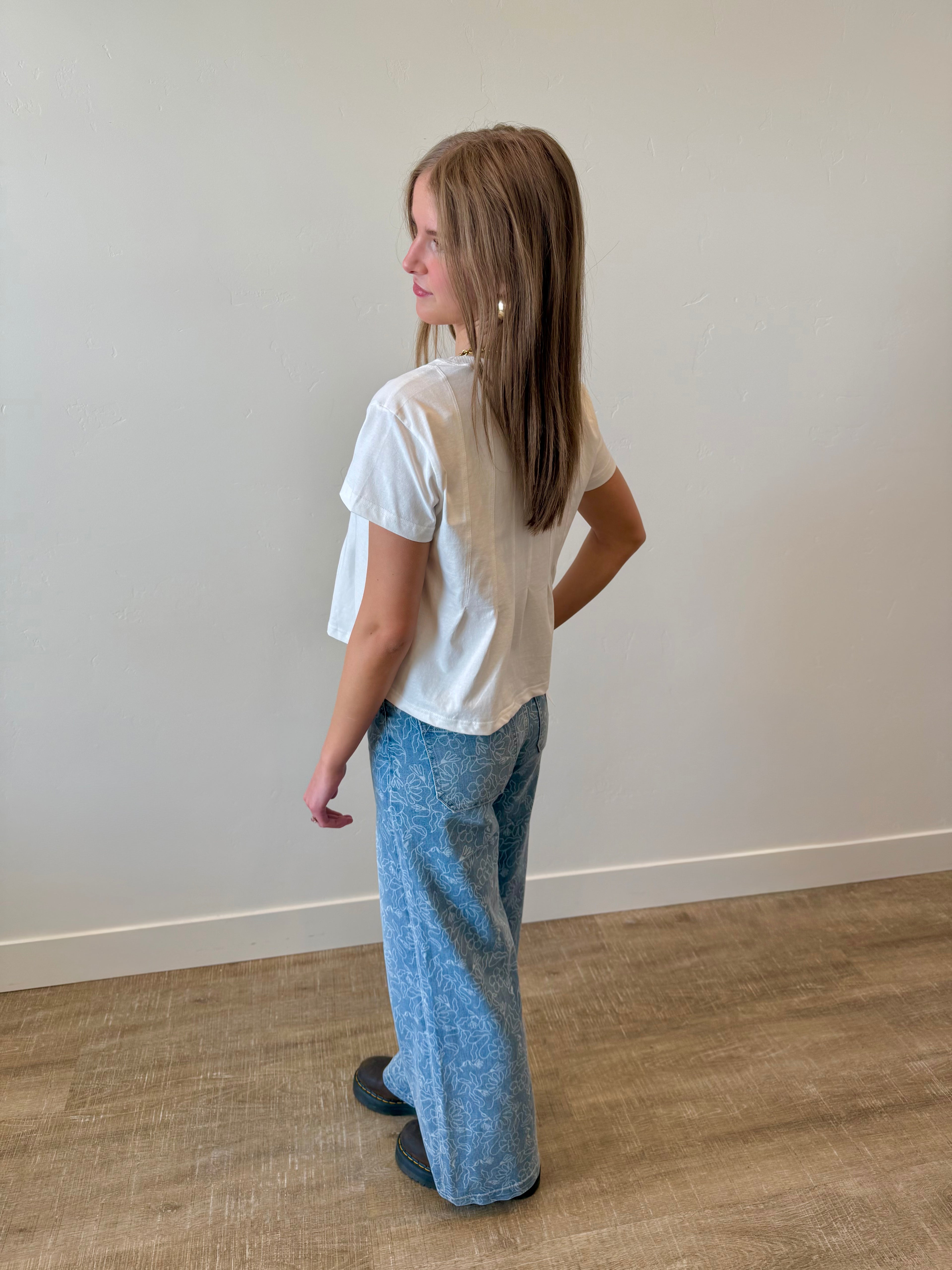 Laurel Pleated Swing Top