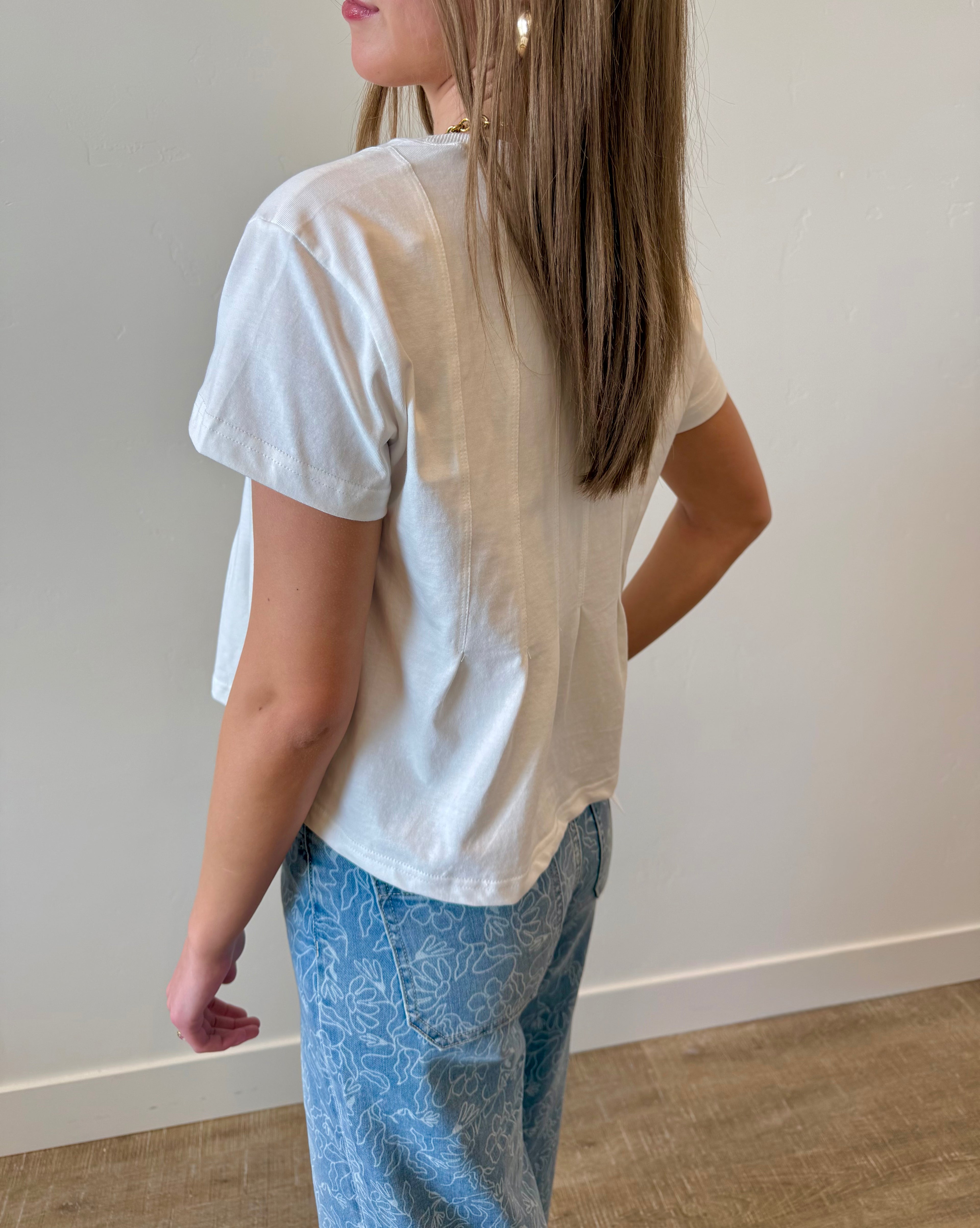 Laurel Pleated Swing Top