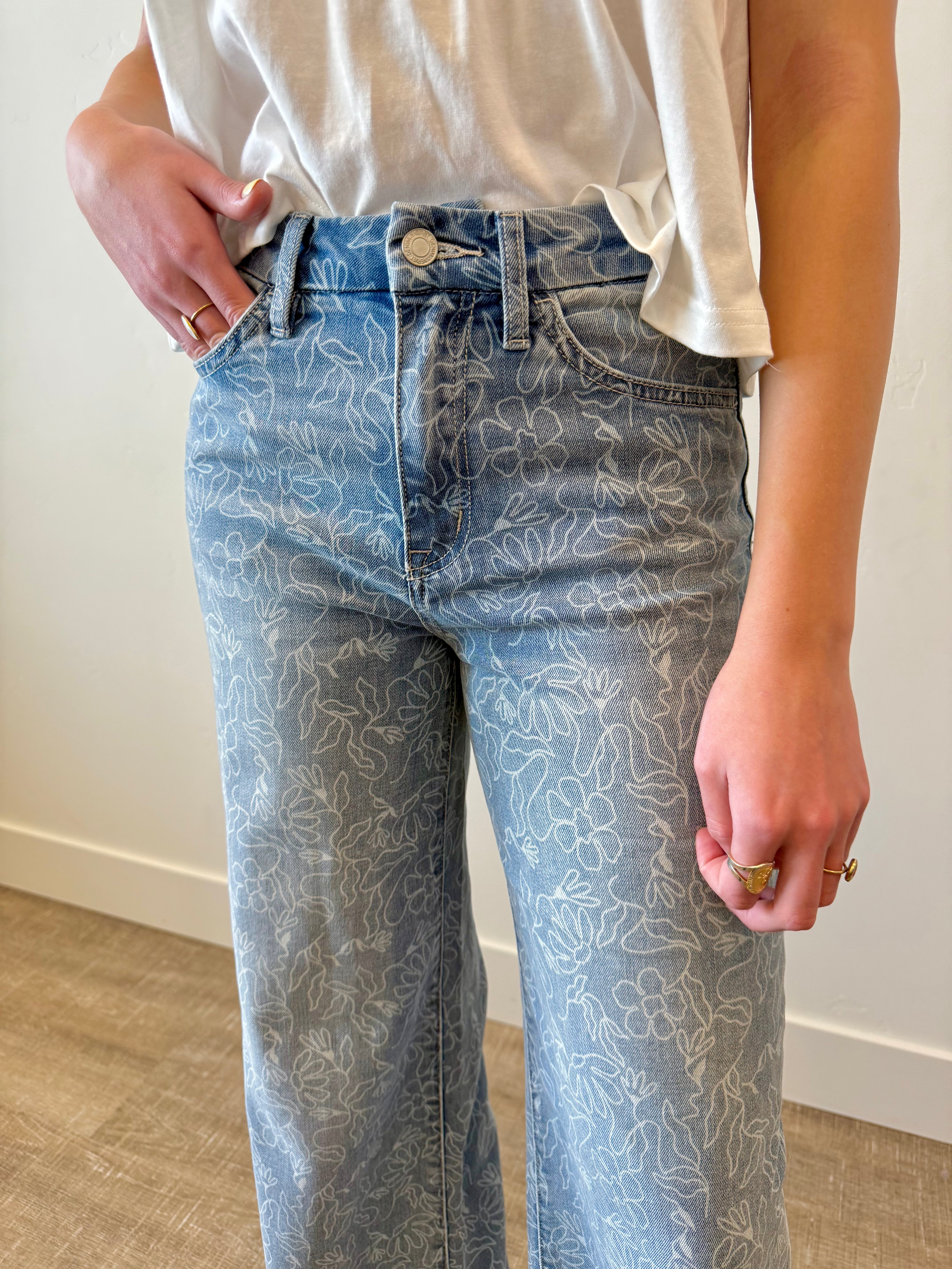Forever Yours Light Floral Denim