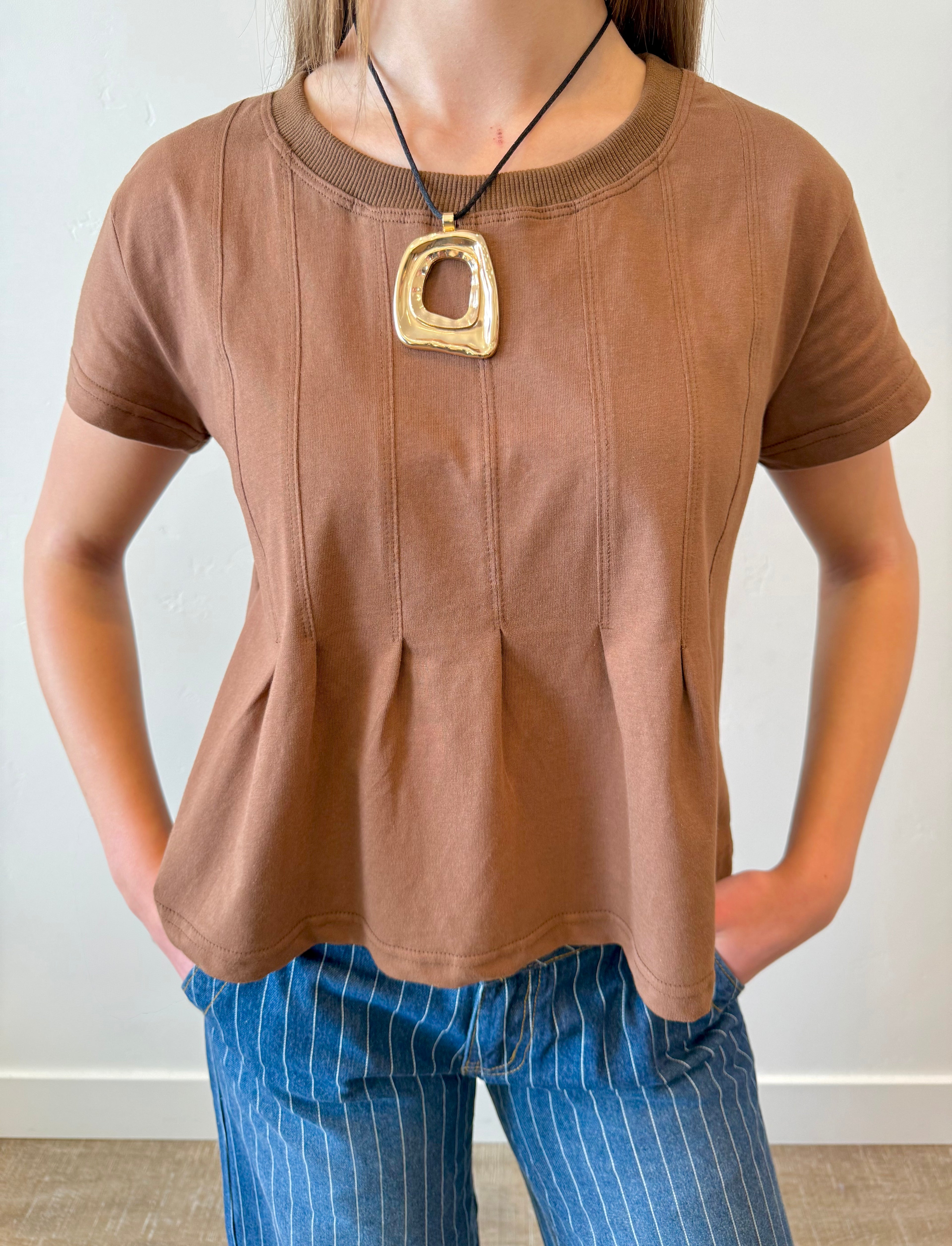 Laurel Pleated Swing Top