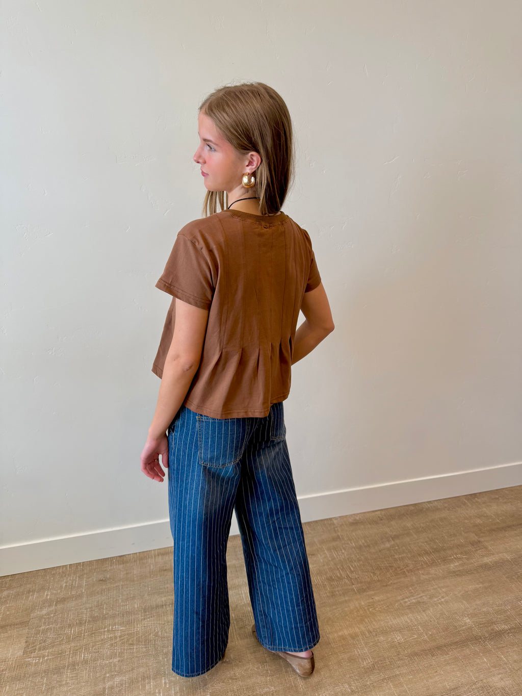 Laurel Pleated Swing Top