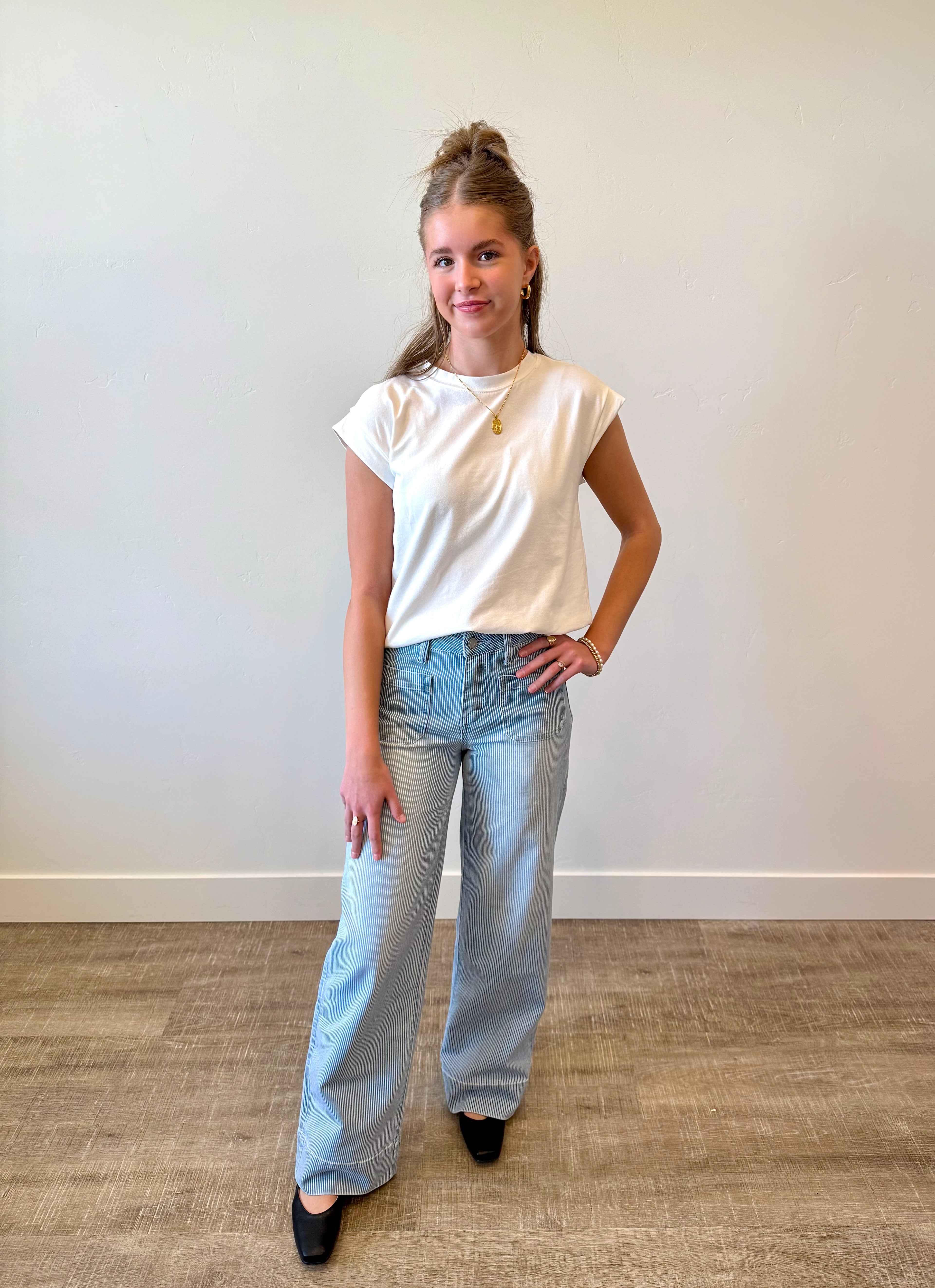 Eclipse Striped Denim