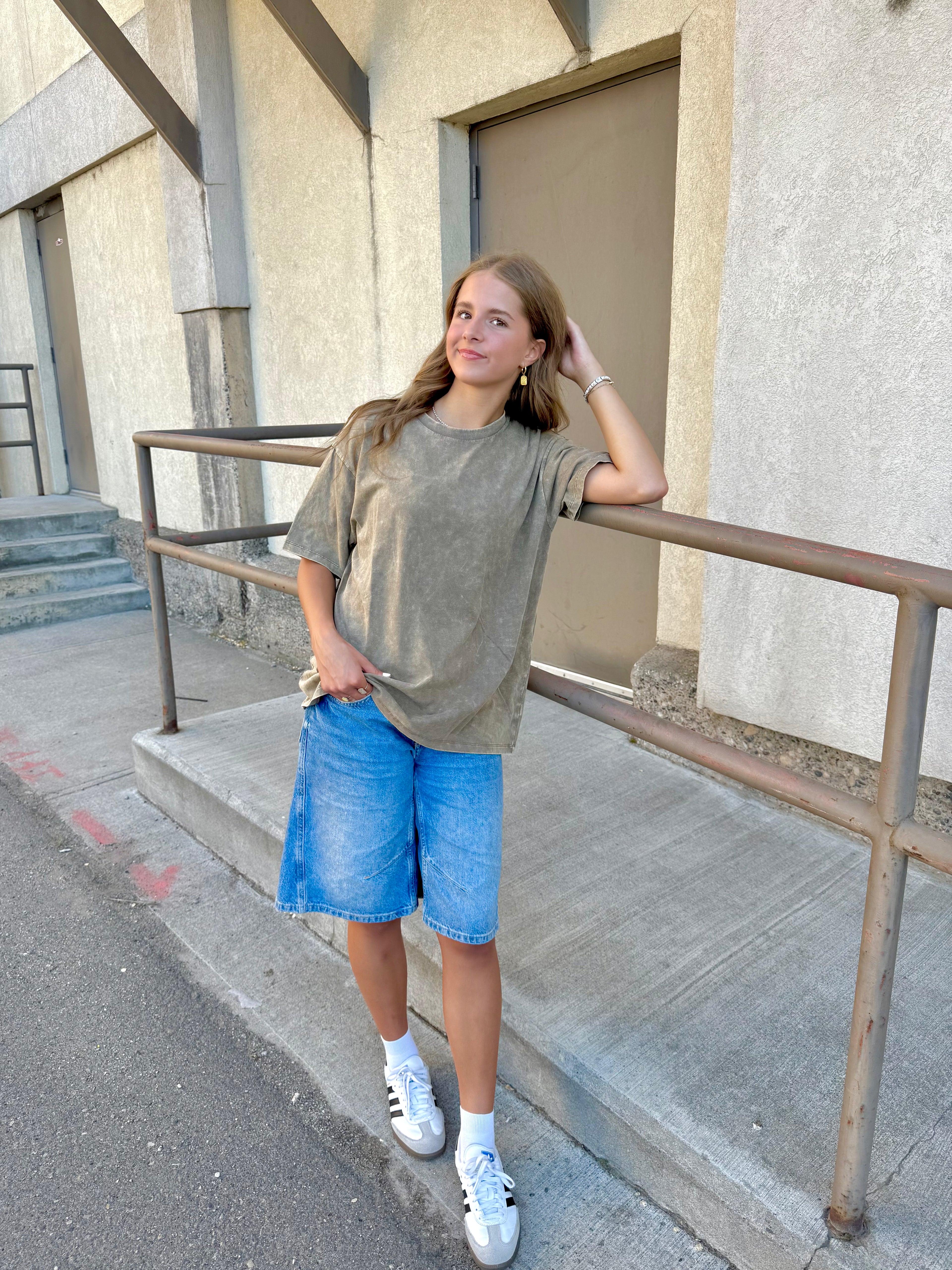 Ledger Acid Wash Top