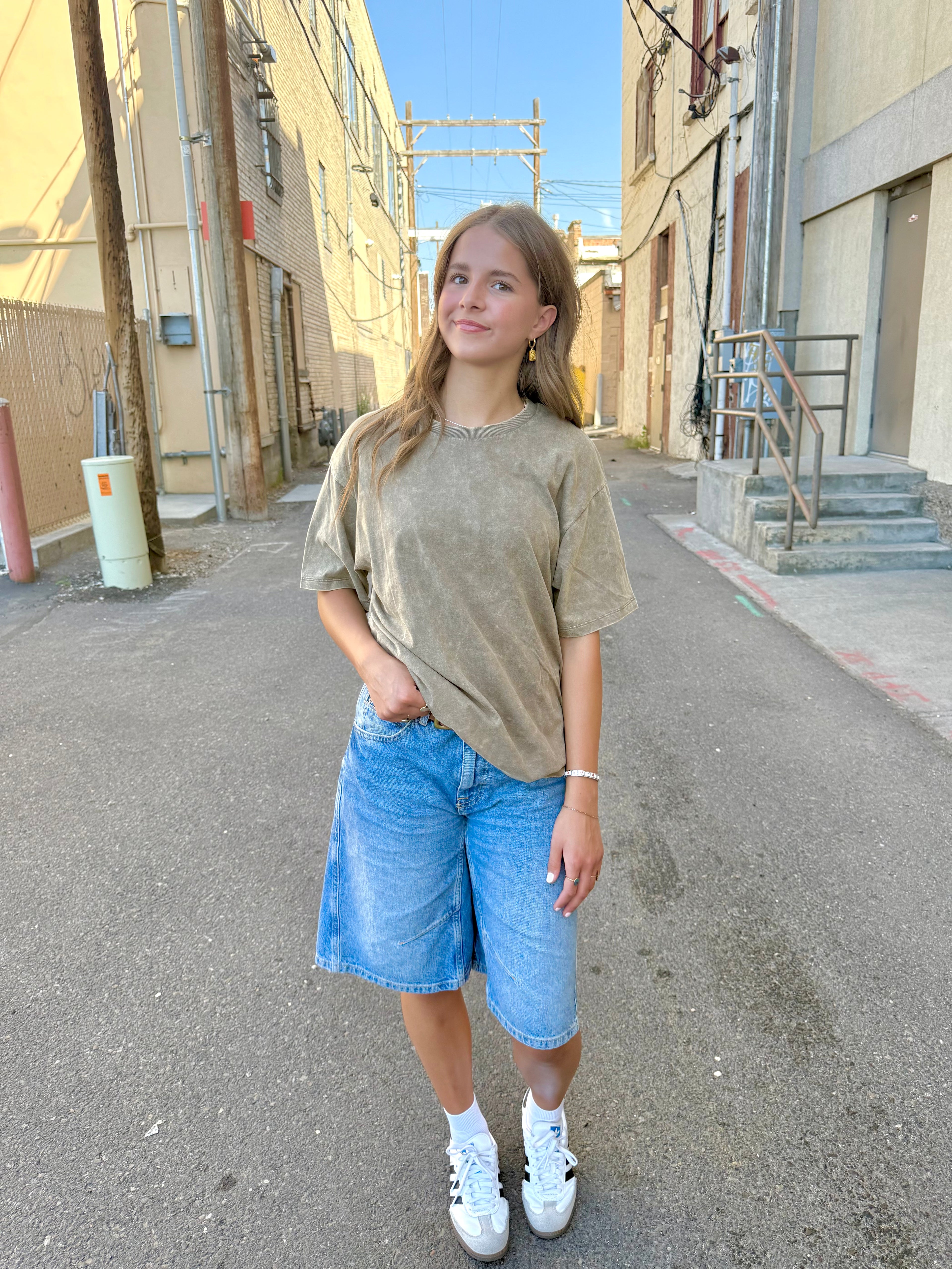 Ledger Acid Wash Top