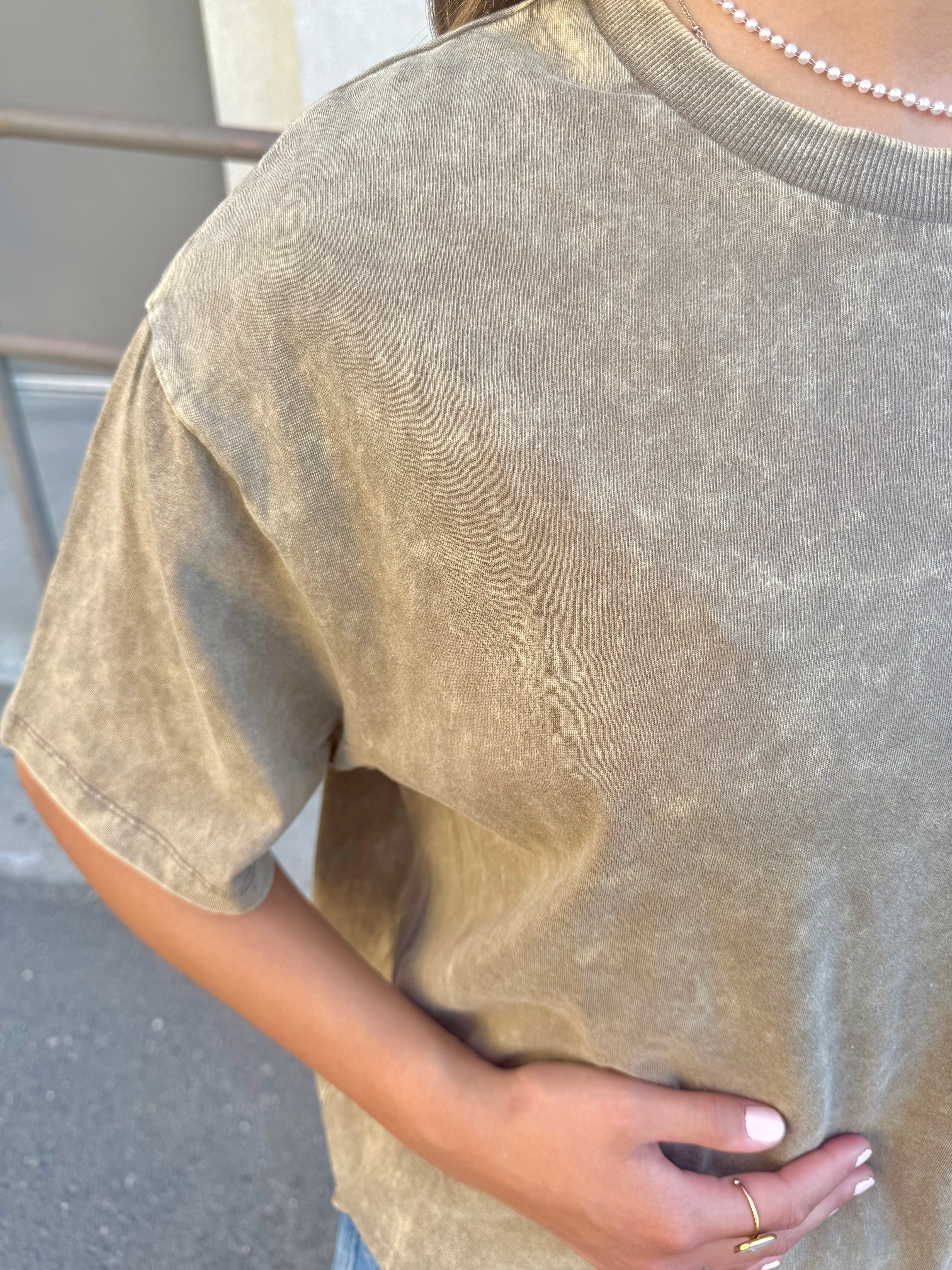 Ledger Acid Wash Top