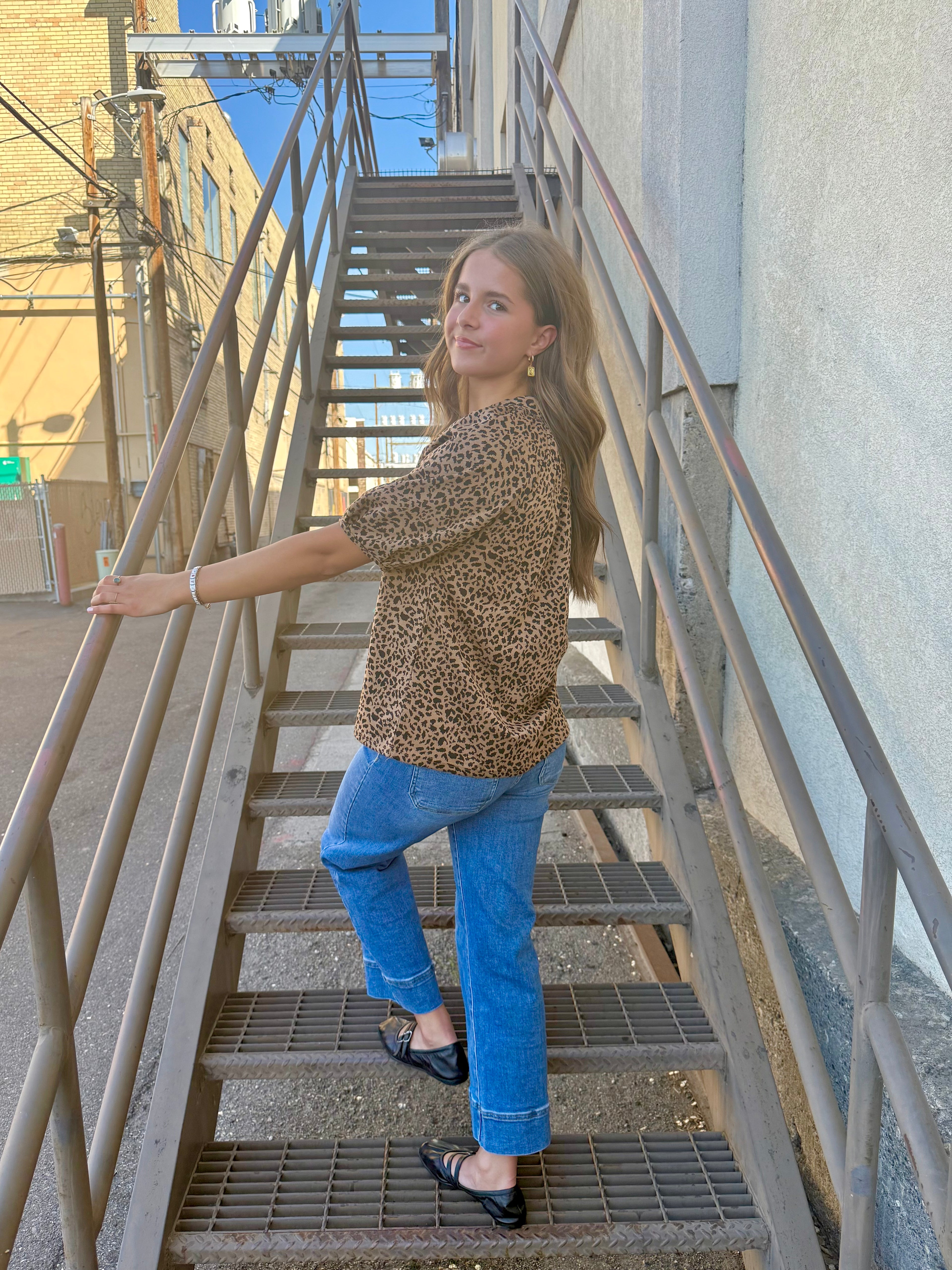 Bexley Animal Print Top