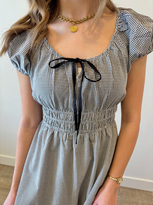 Adeline Gingham Dress