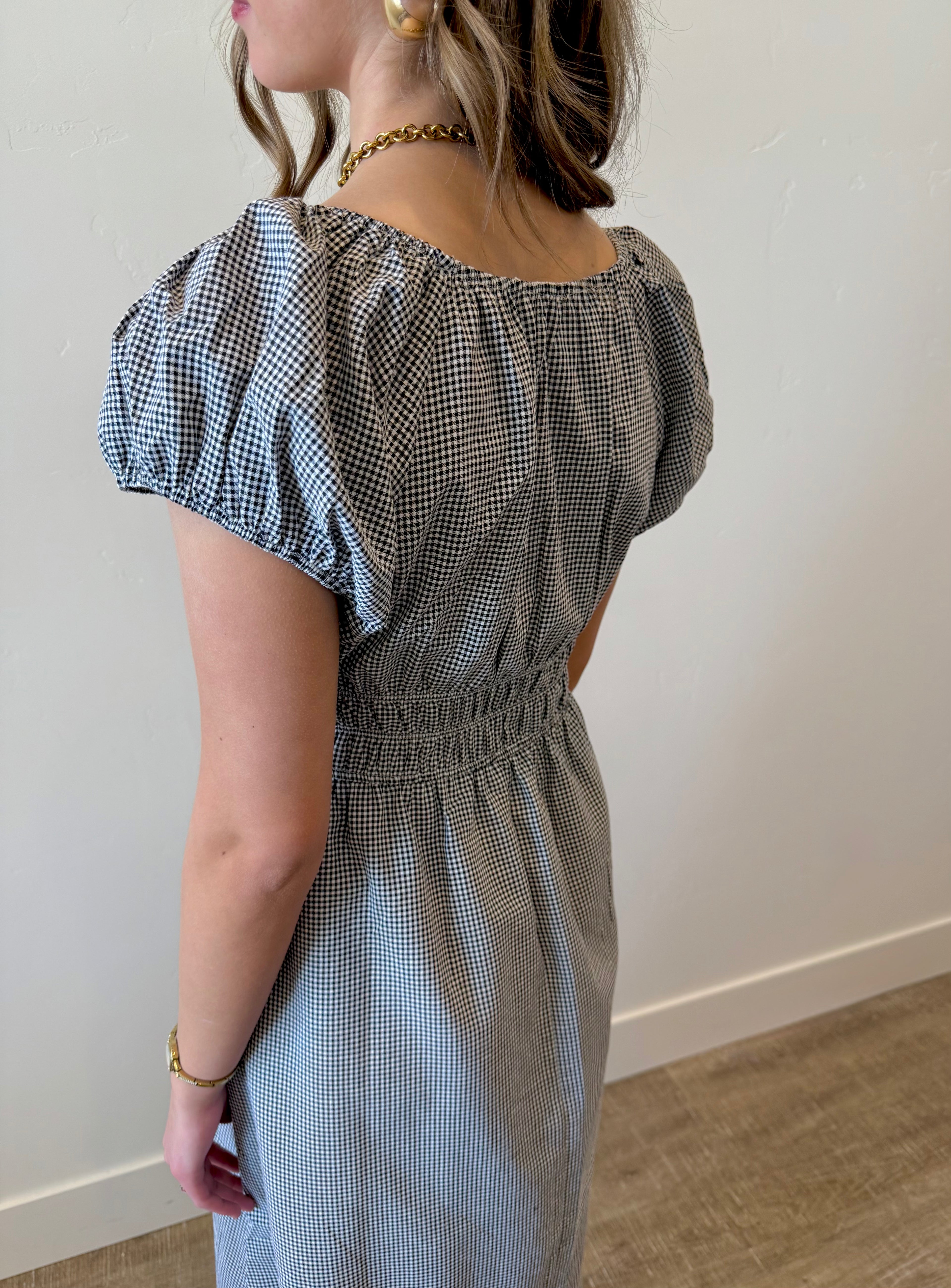 Adeline Gingham Dress