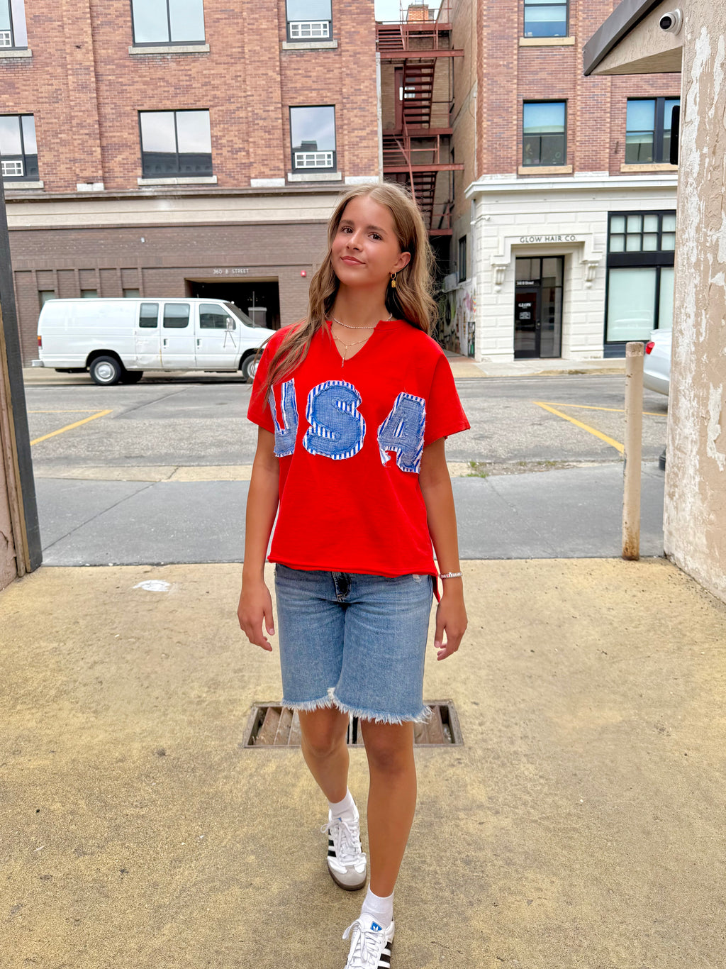 Freedom USA Patchwork Top