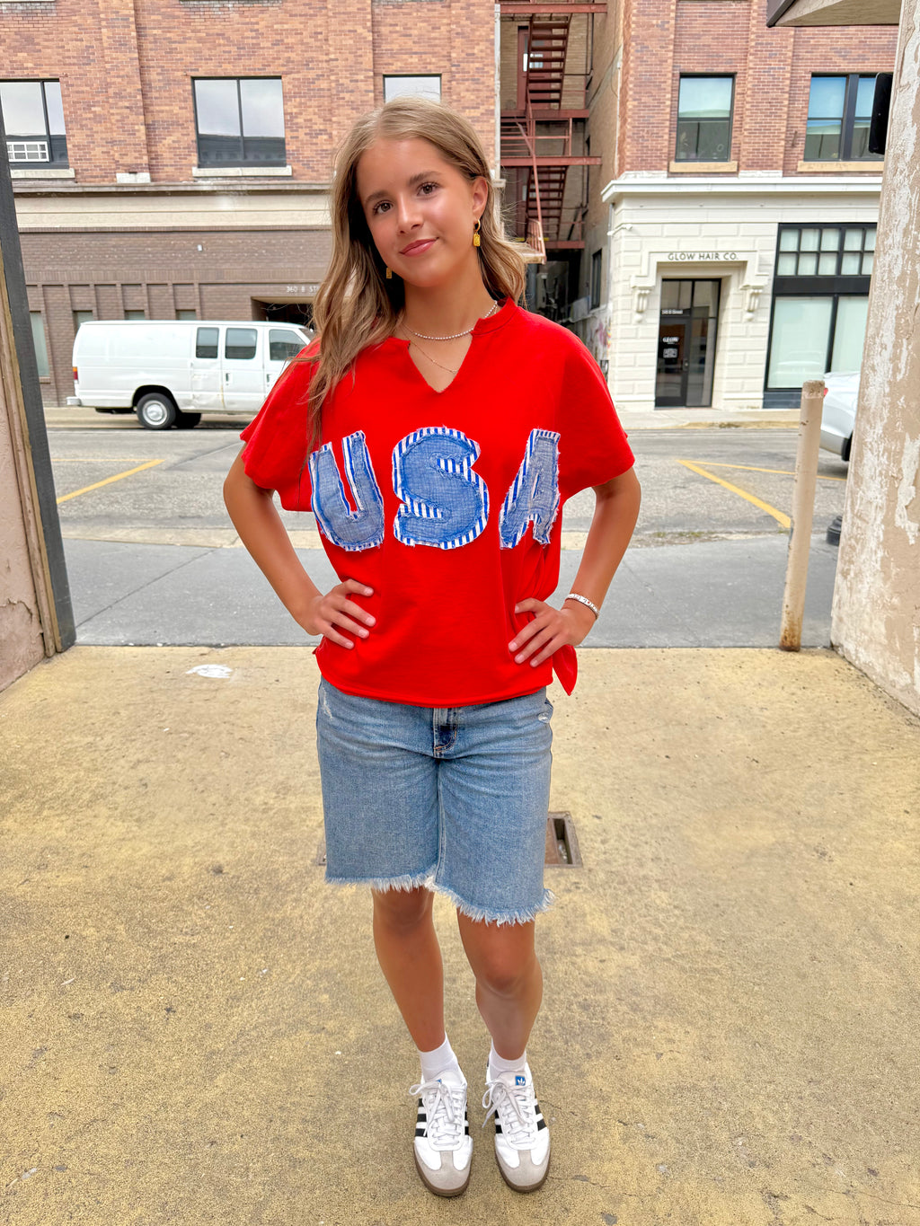 Freedom USA Patchwork Top
