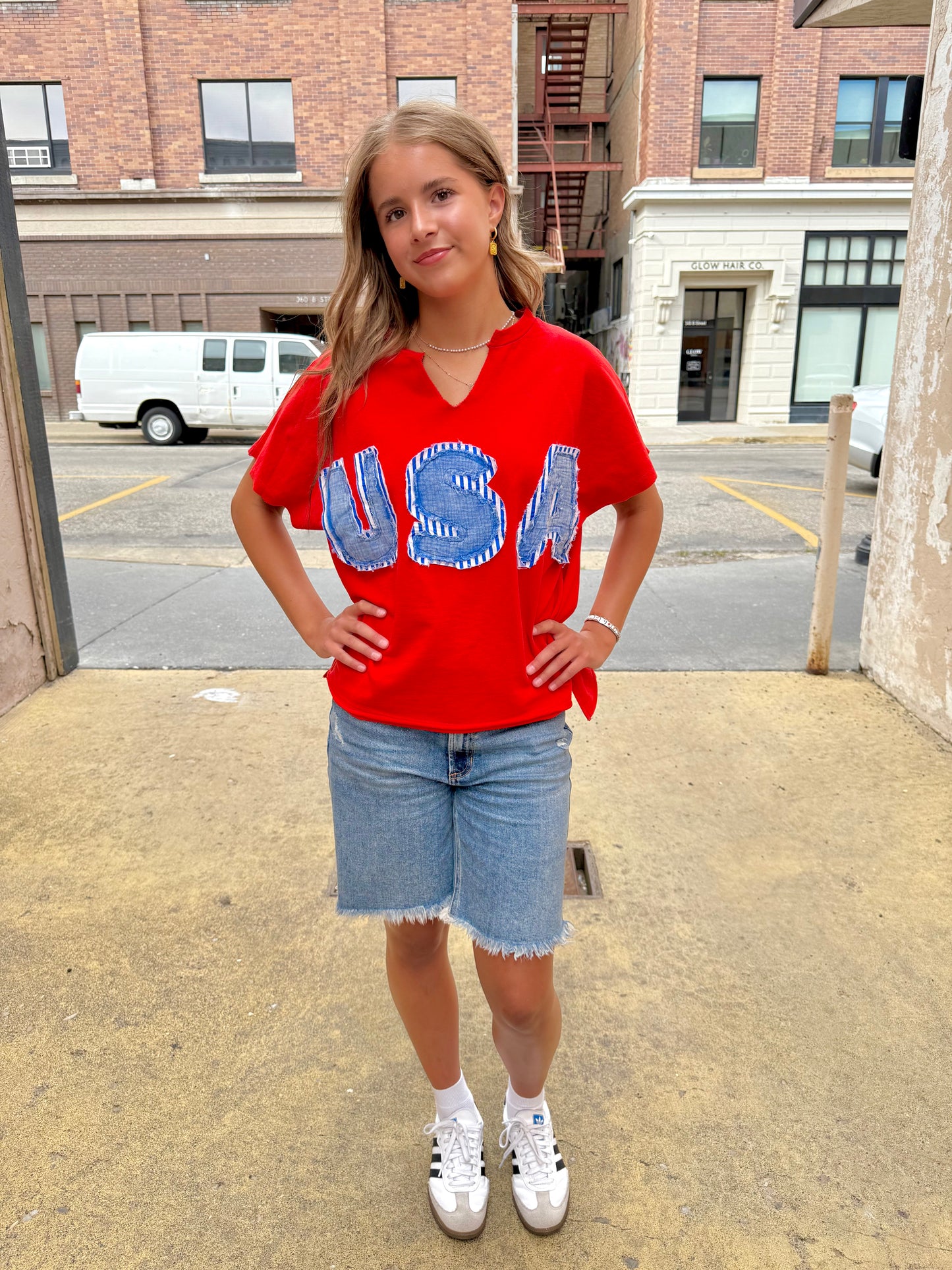 Freedom USA Patchwork Top