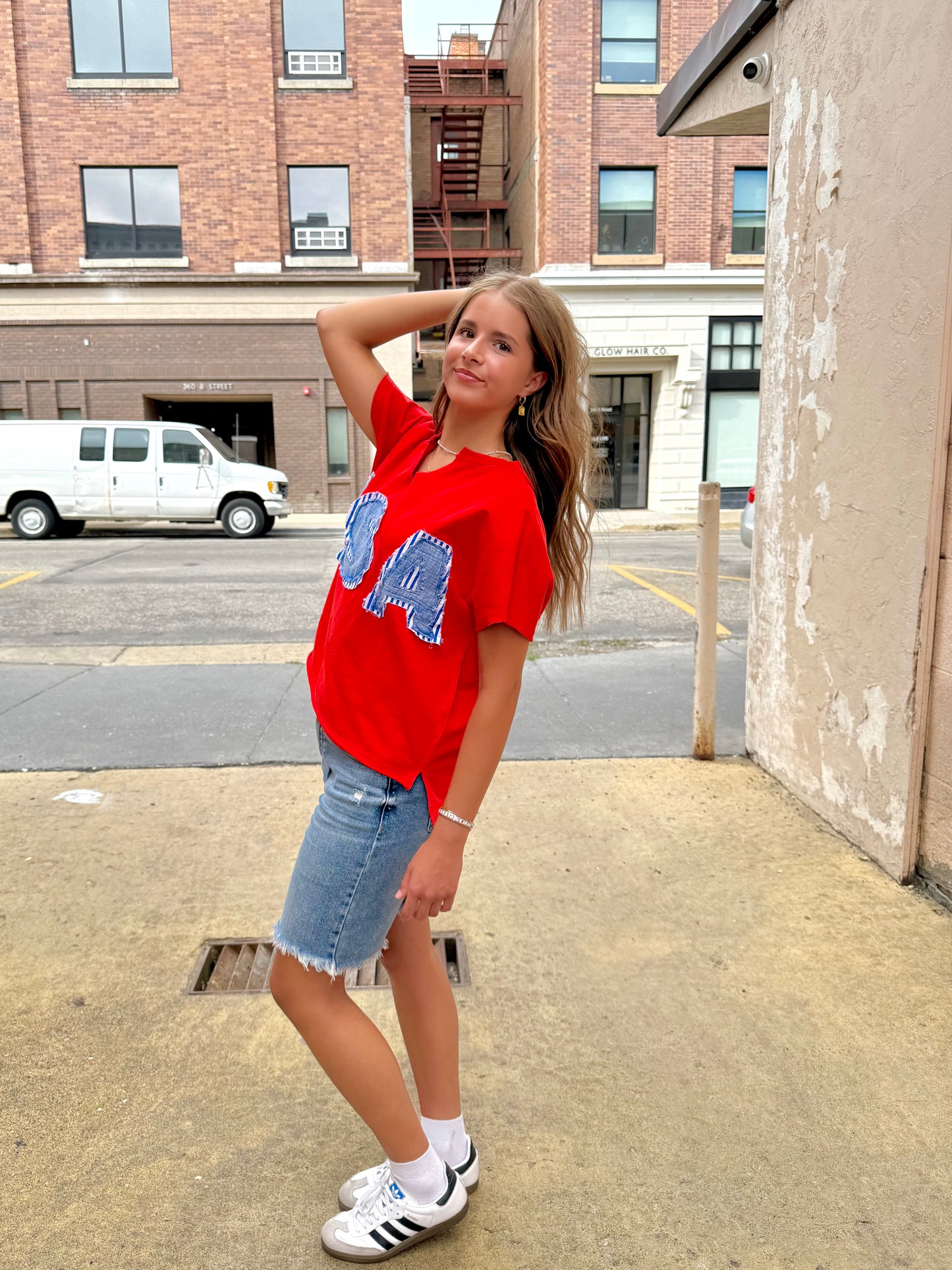 Freedom USA Patchwork Top