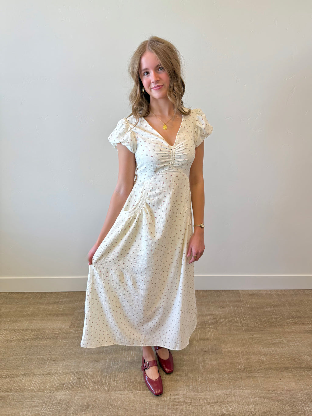 Ashton Floral Print Dress