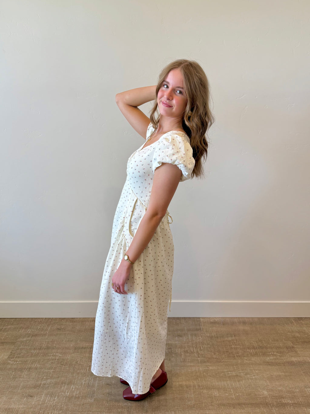 Ashton Floral Print Dress