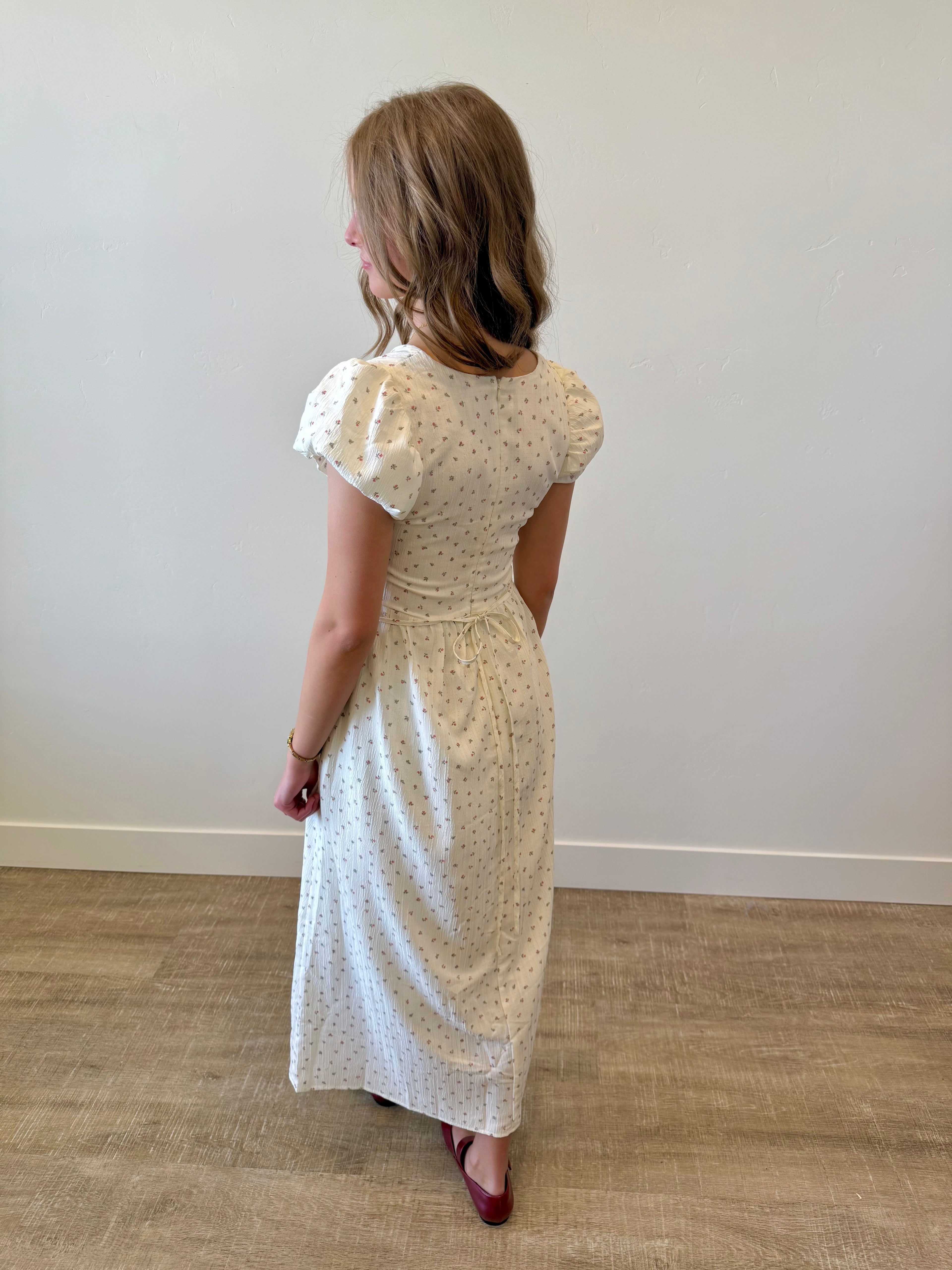 Ashton Floral Print Dress