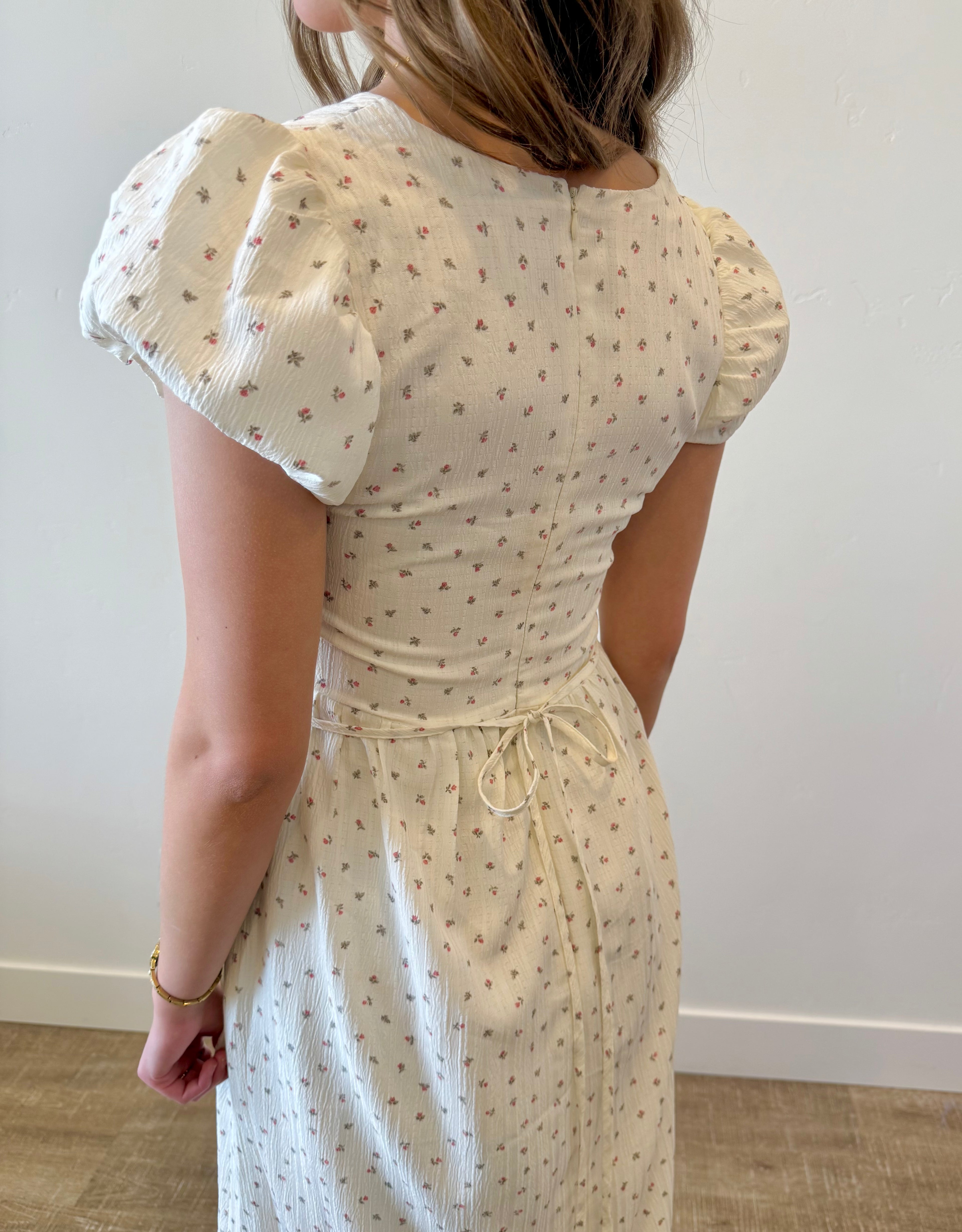 Ashton Floral Print Dress