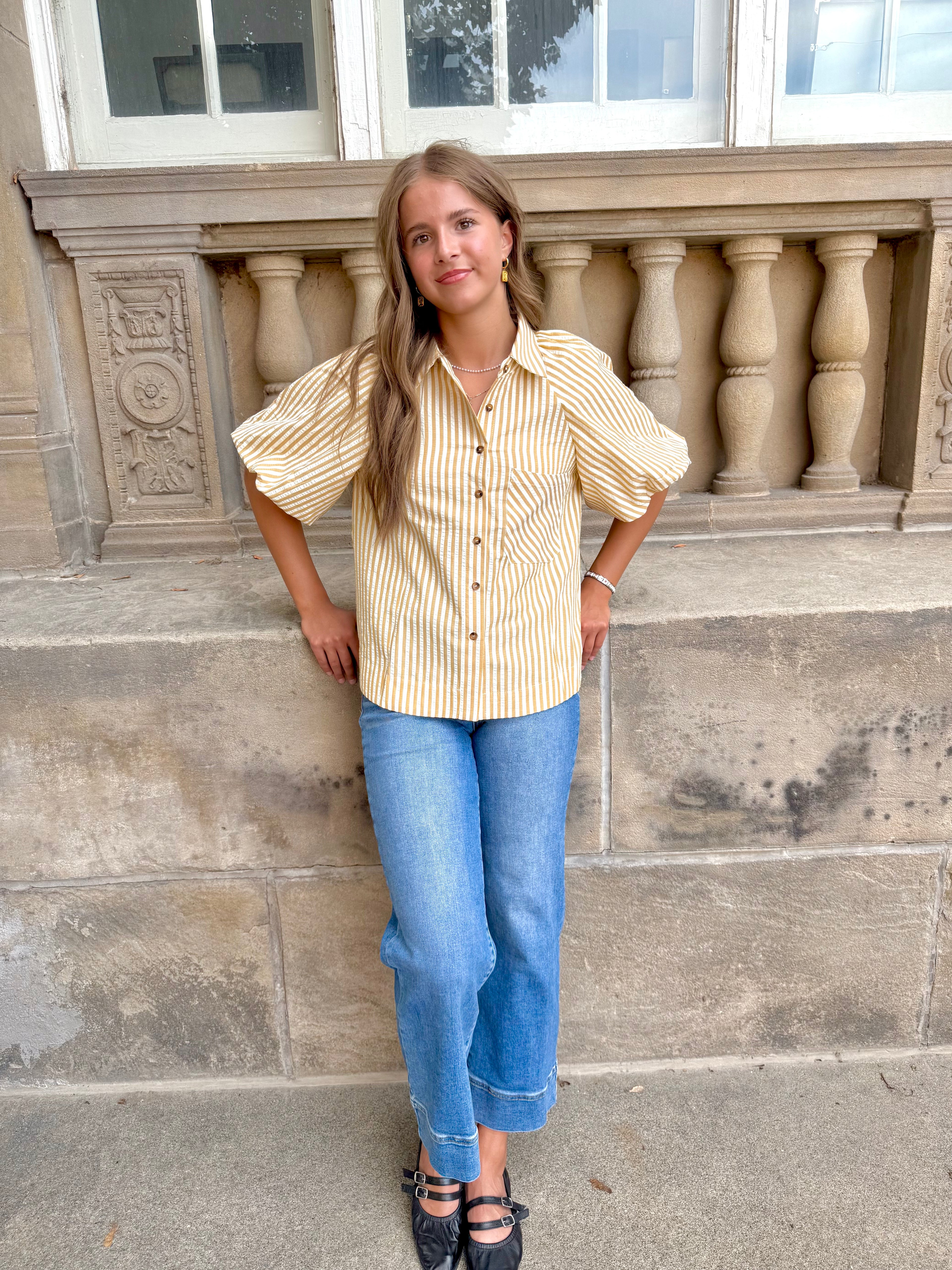 Cynthia Button-up Top