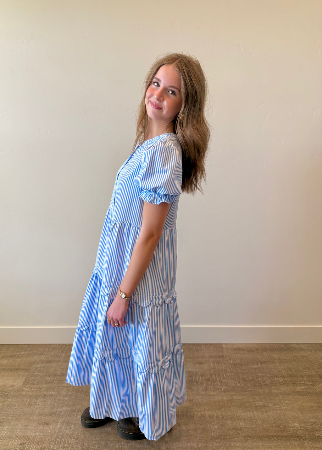 Soft Breeze Midi Dress