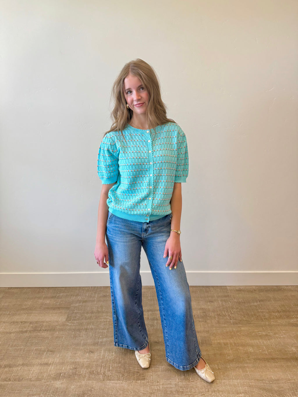 Kirsten Pointelle Sweater