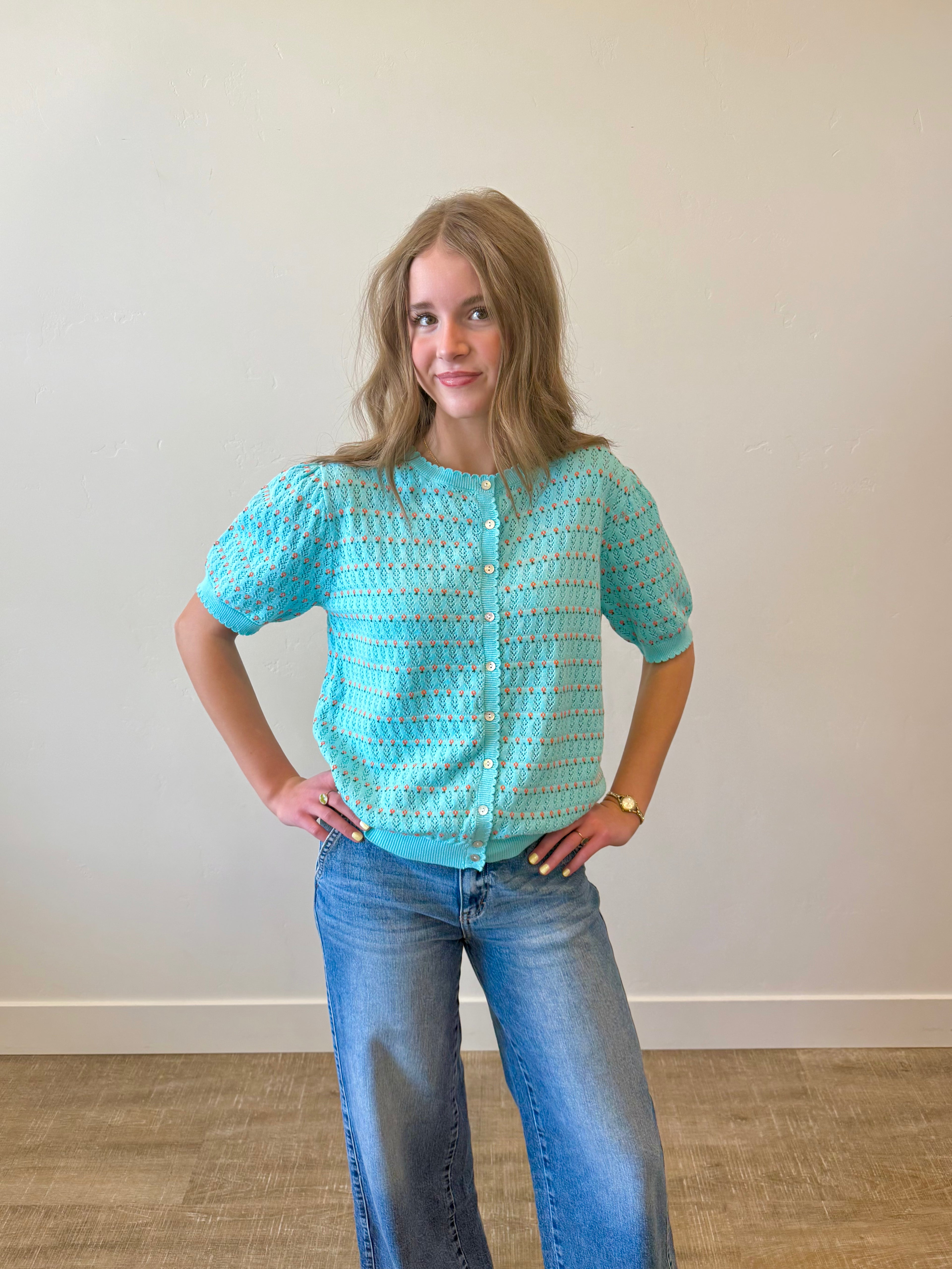 Kirsten Pointelle Sweater