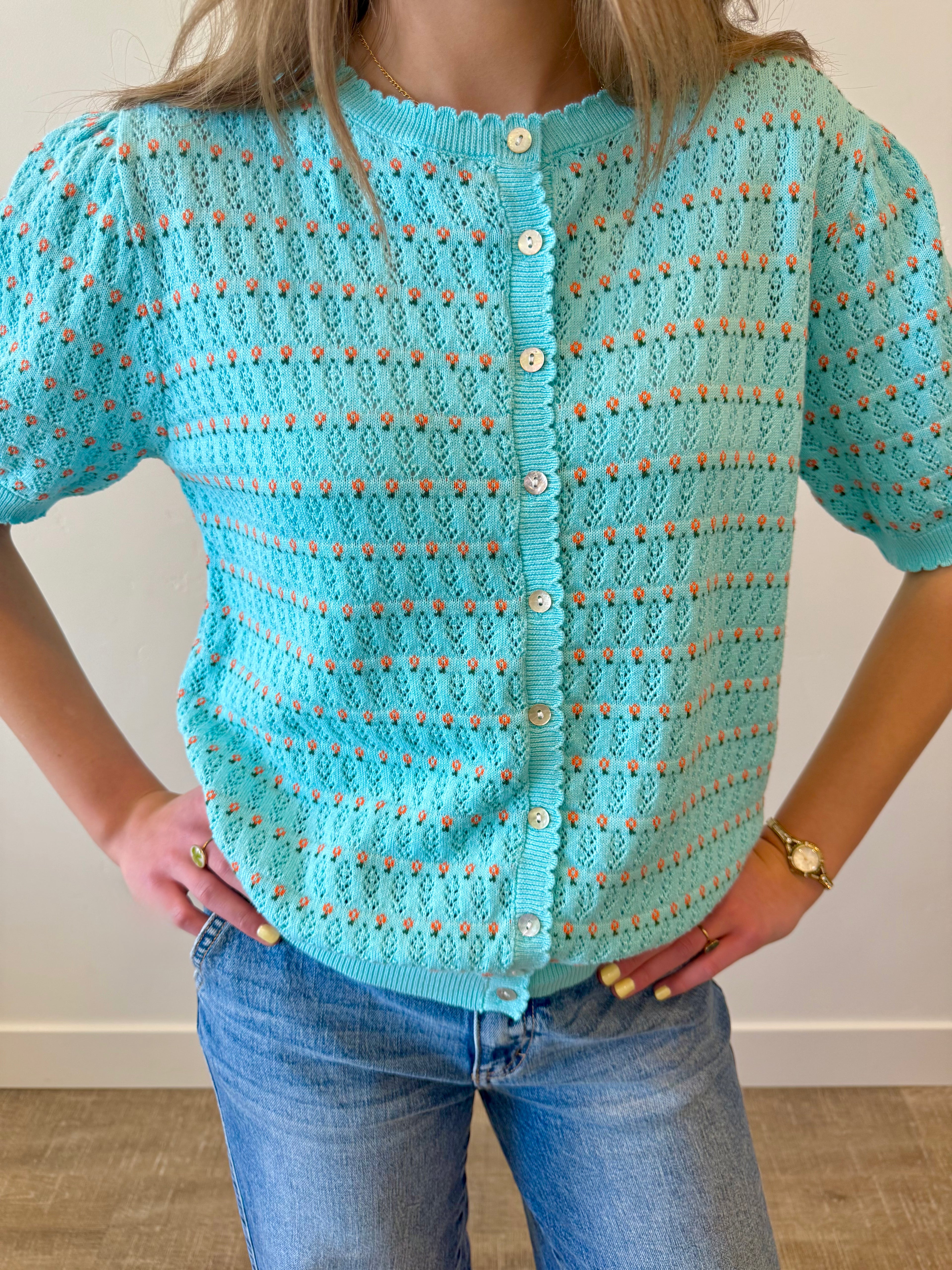 Kirsten Pointelle Sweater