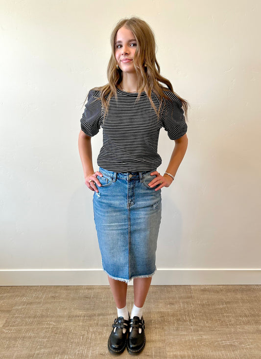 Brixton Denim Skirt