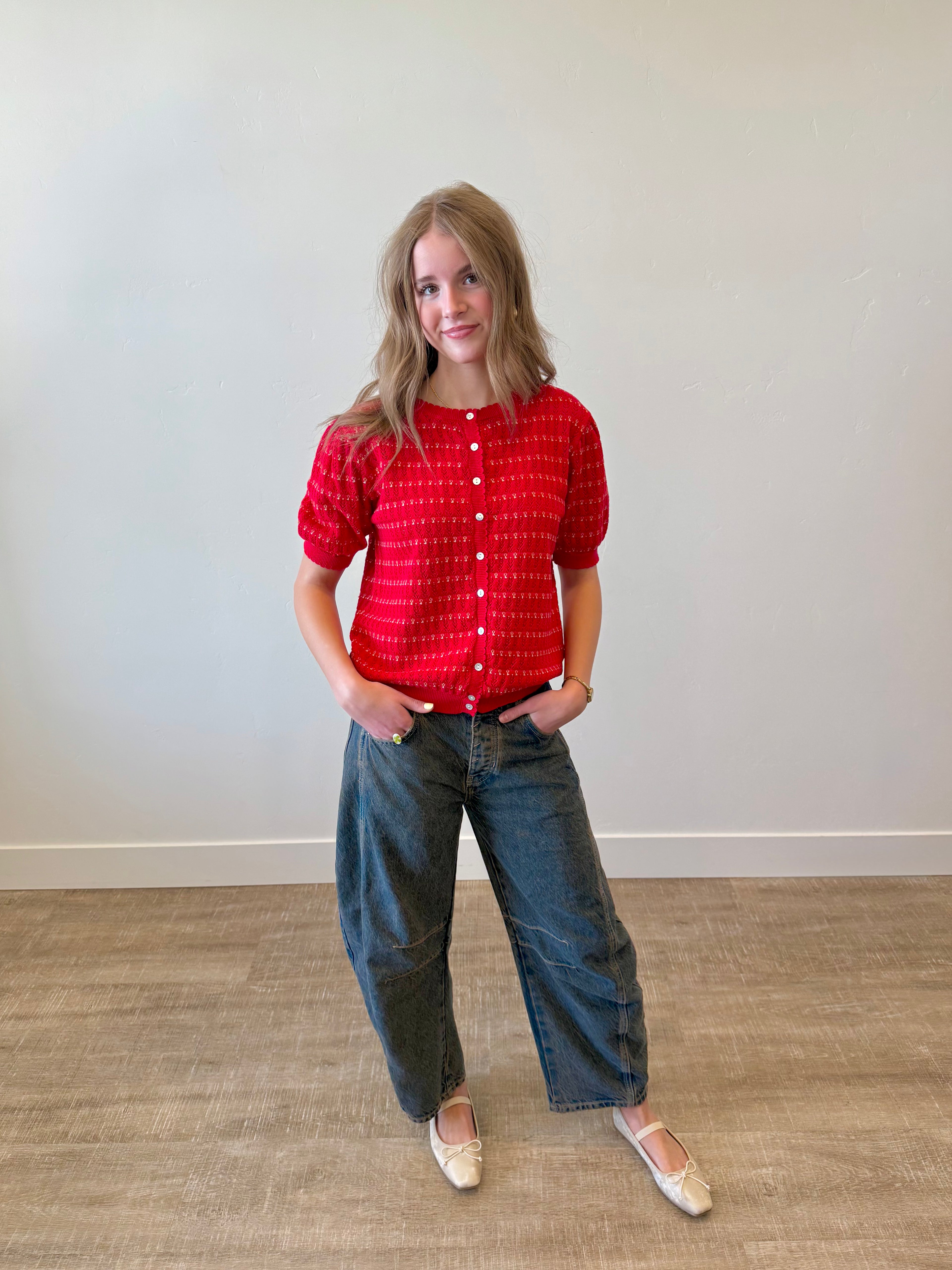 Kirsten Pointelle Sweater