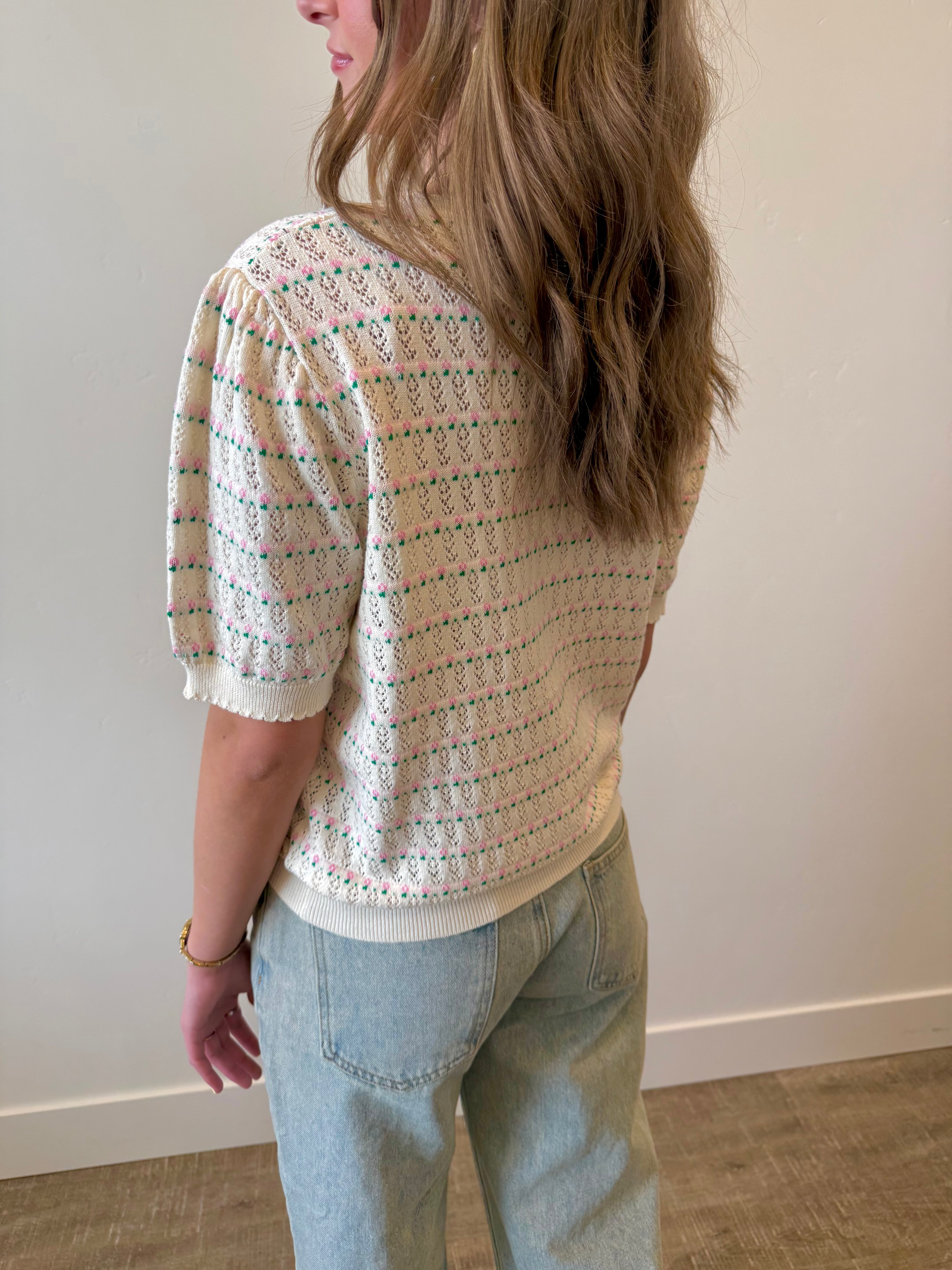 Kirsten Pointelle Sweater