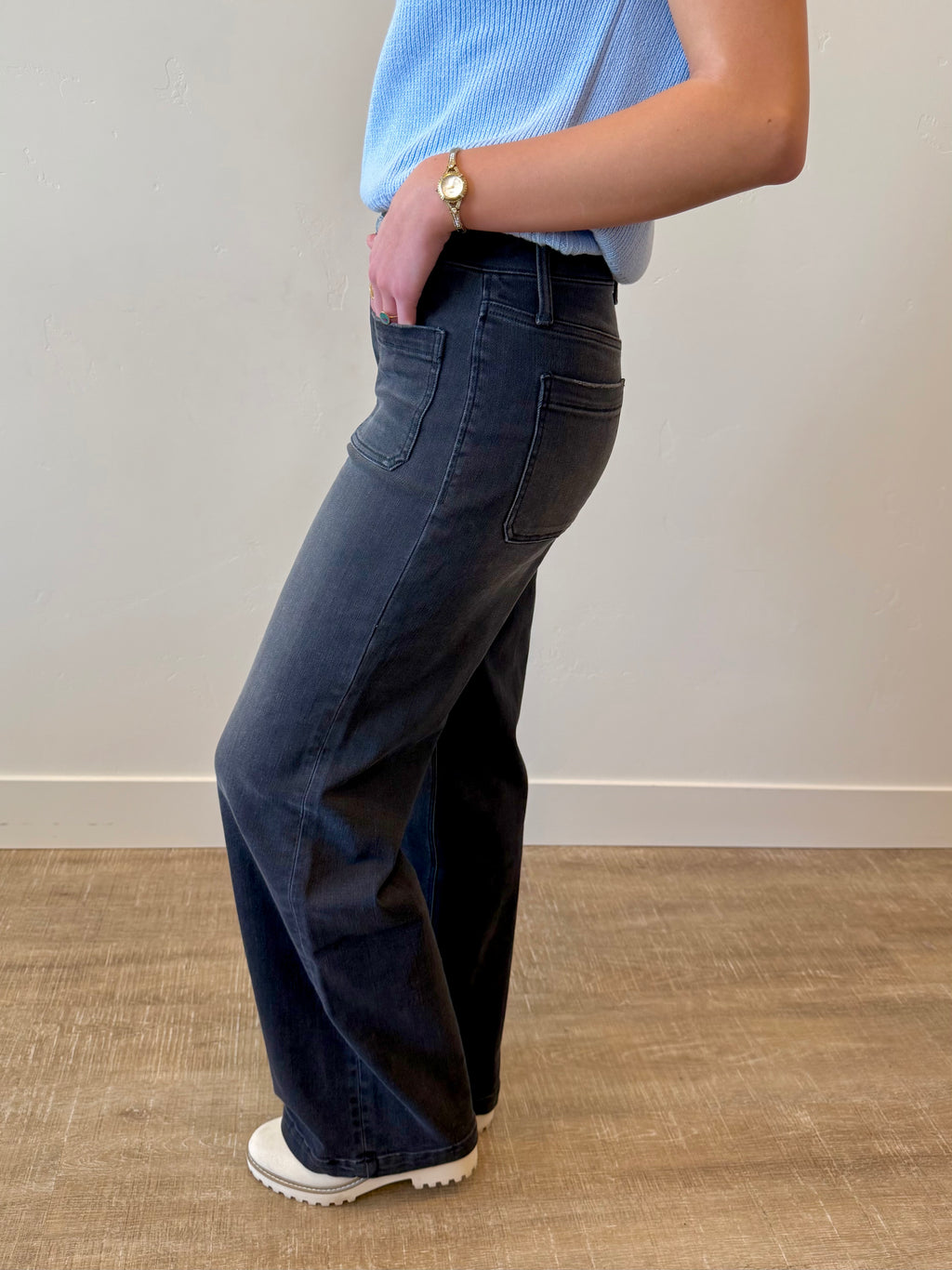 Boss Trouser Black Denim