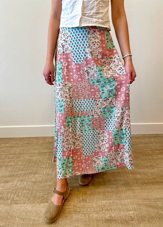 Celine Patchwork Skirt