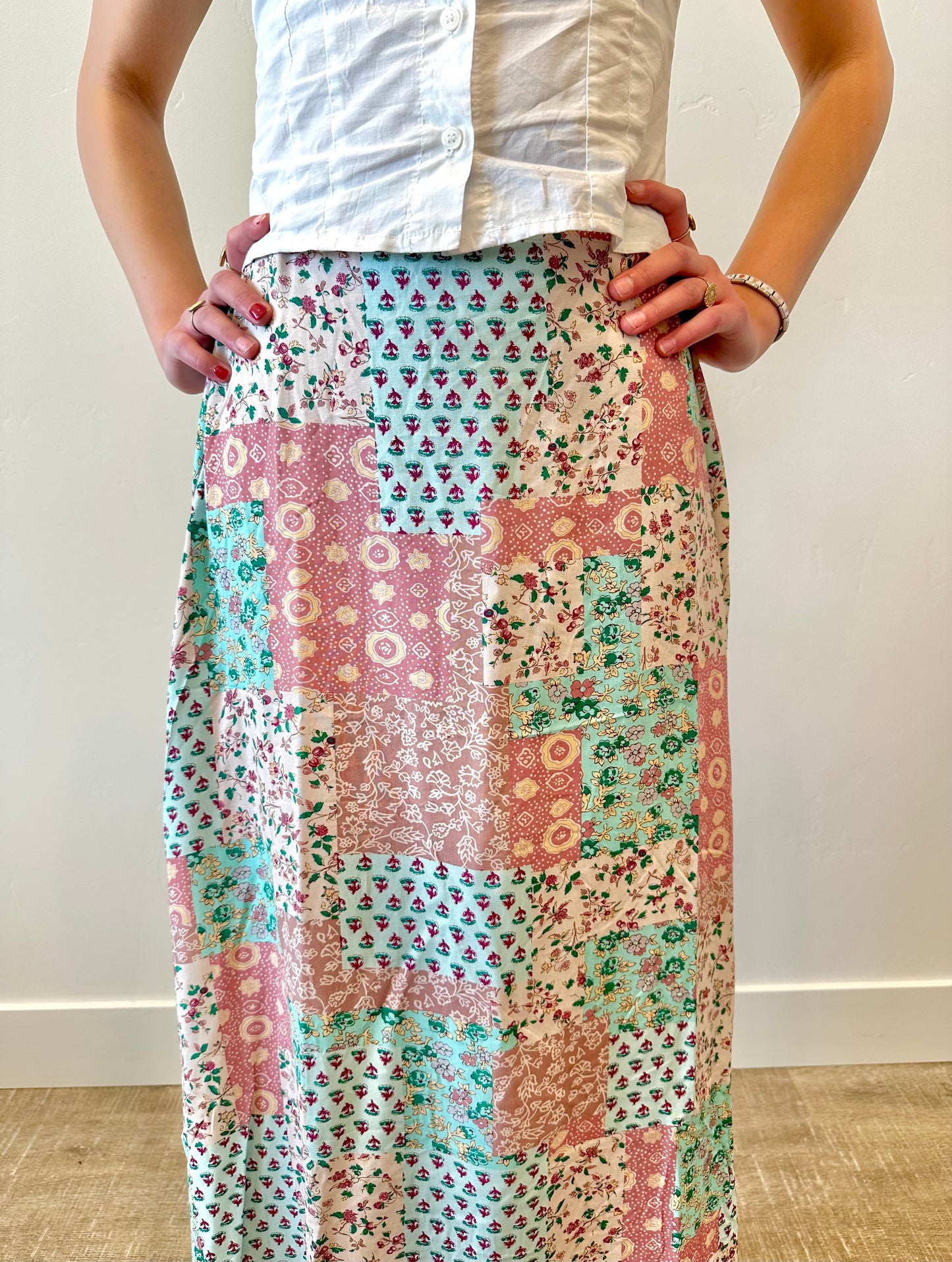 Celine Patchwork Skirt