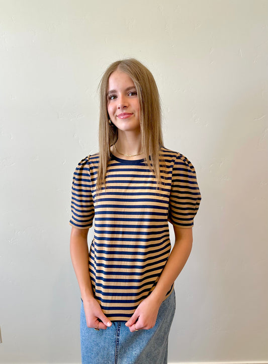 Elizabeth Striped Top