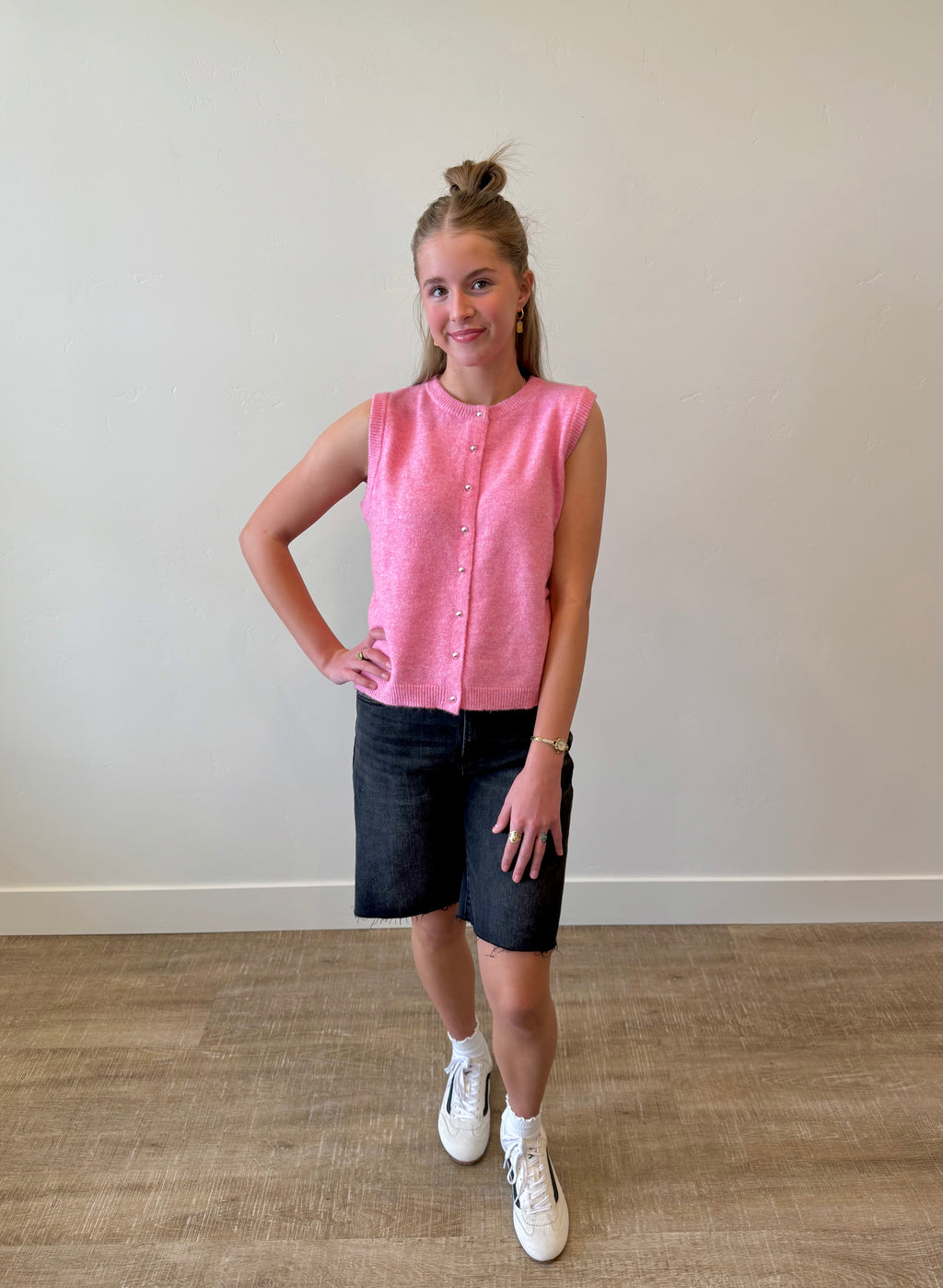 Emery Pink Sweater Top