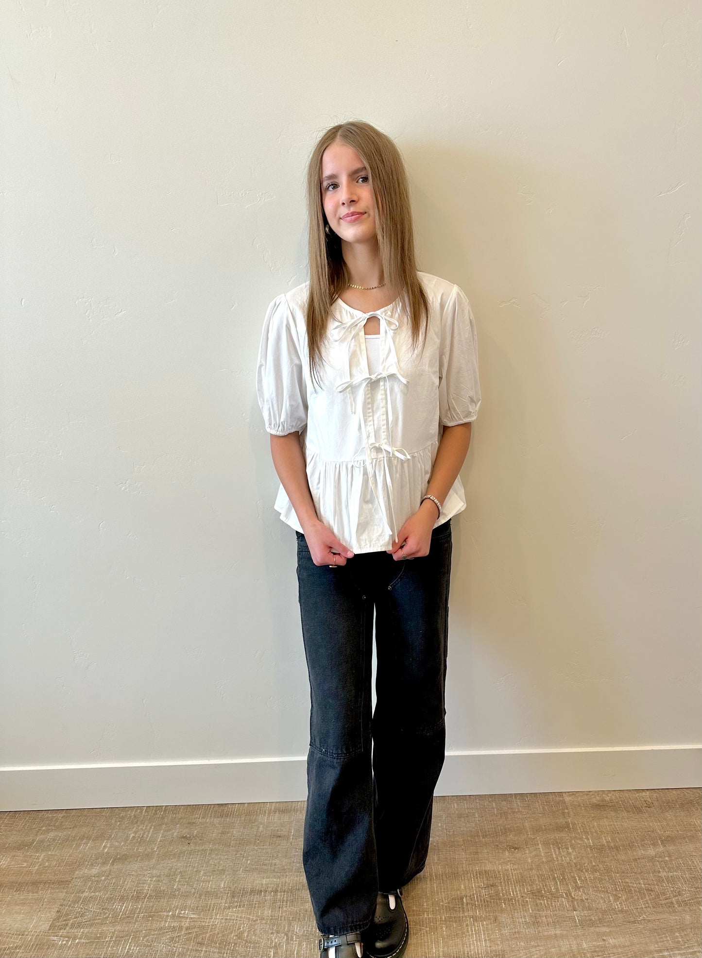 Anika Front Tie Top