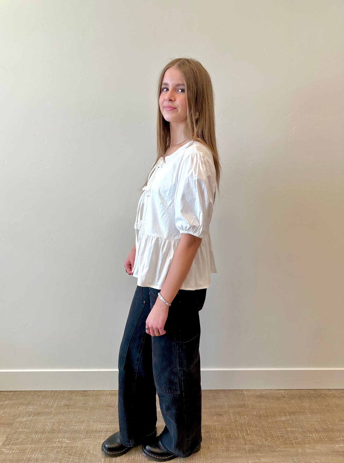 Anika Front Tie Top