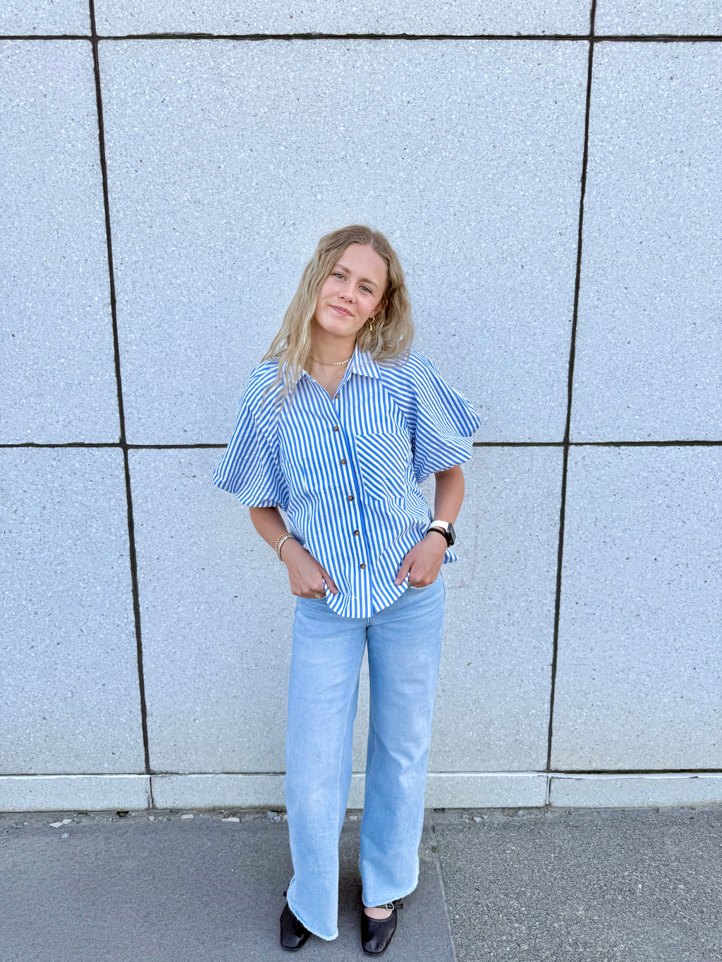 Cynthia Button-up Top