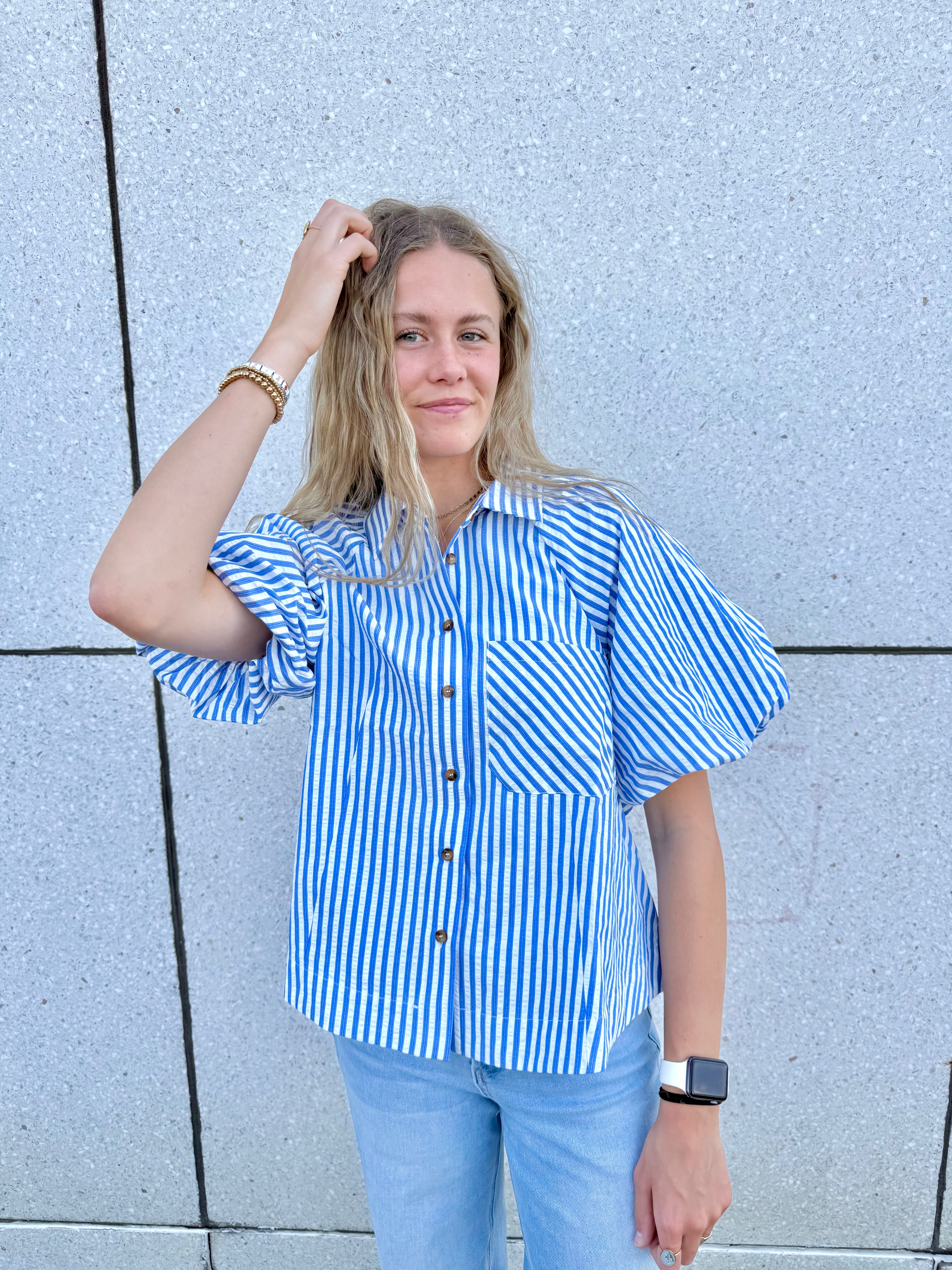 Cynthia Button-up Top
