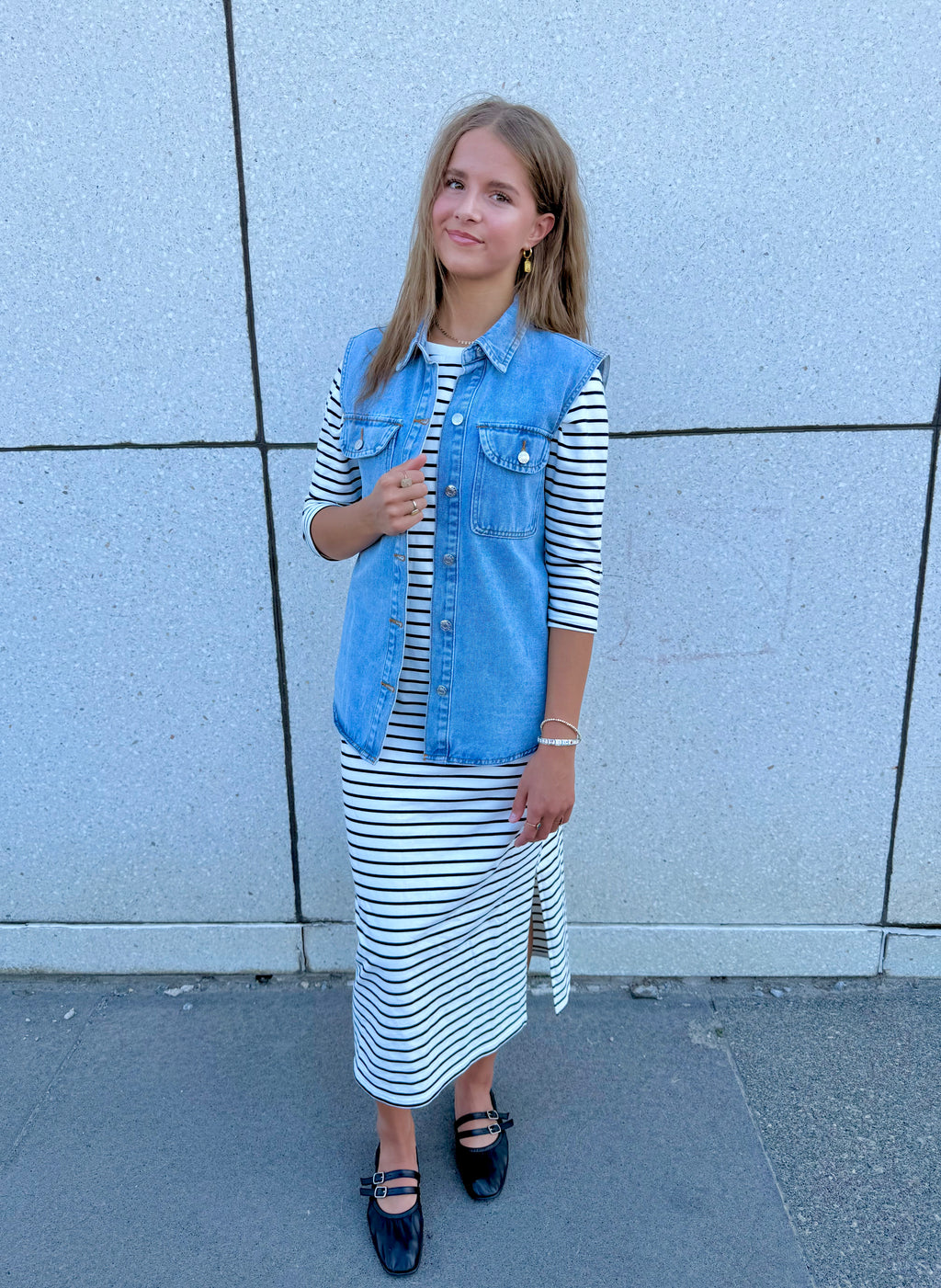Concord Striped Dress