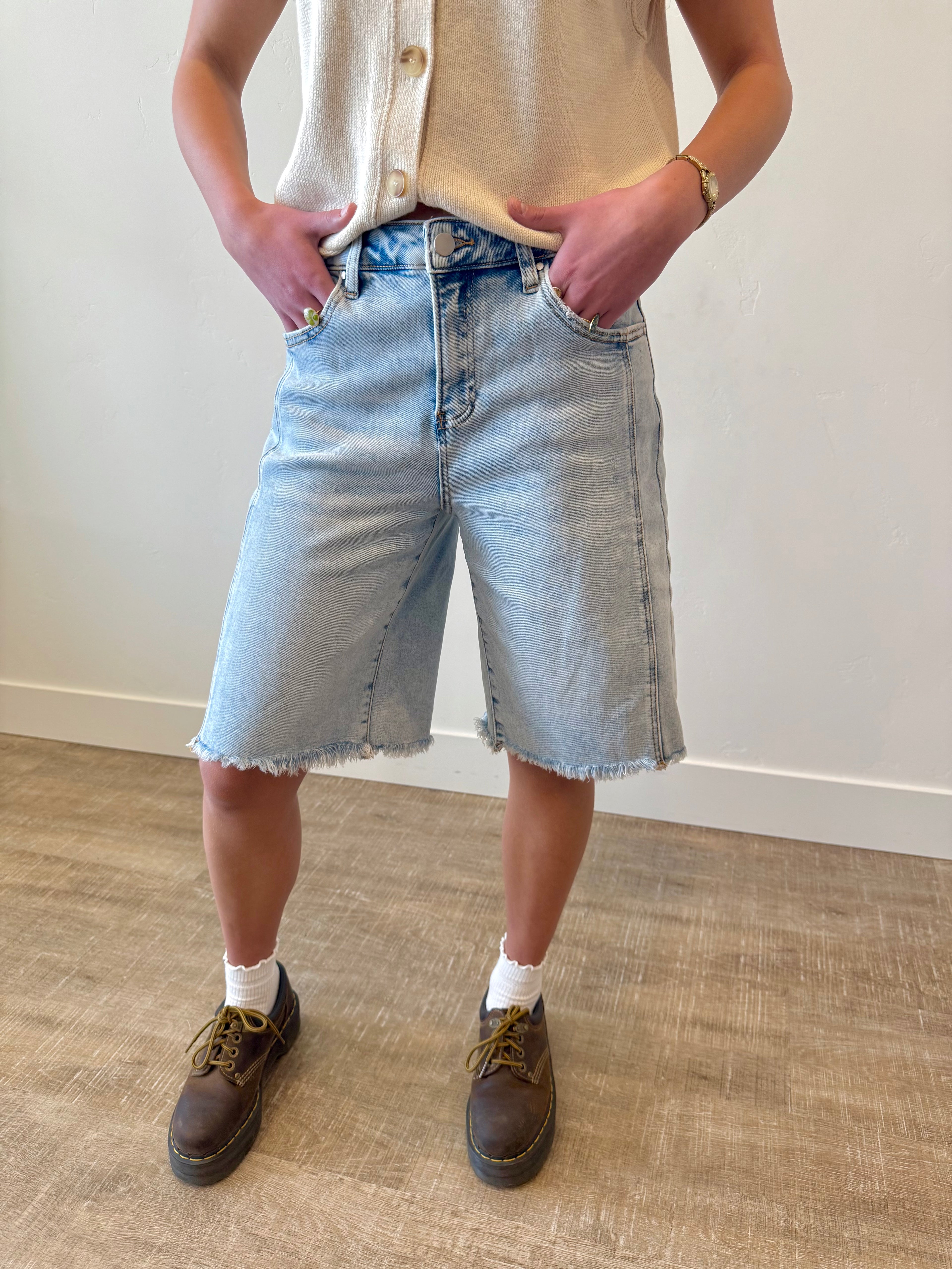 Austin Light Denim Shorts