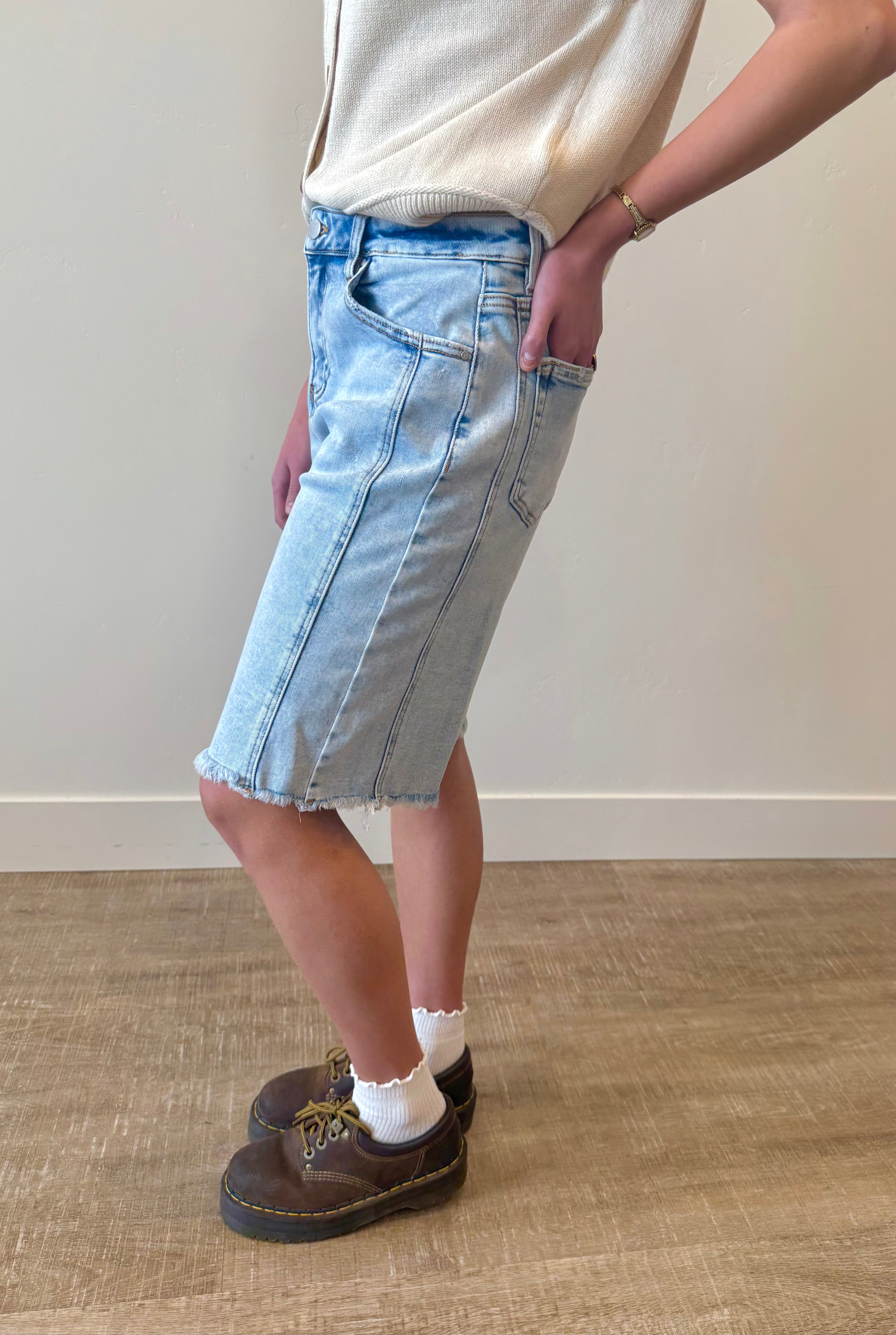 Austin Light Denim Shorts